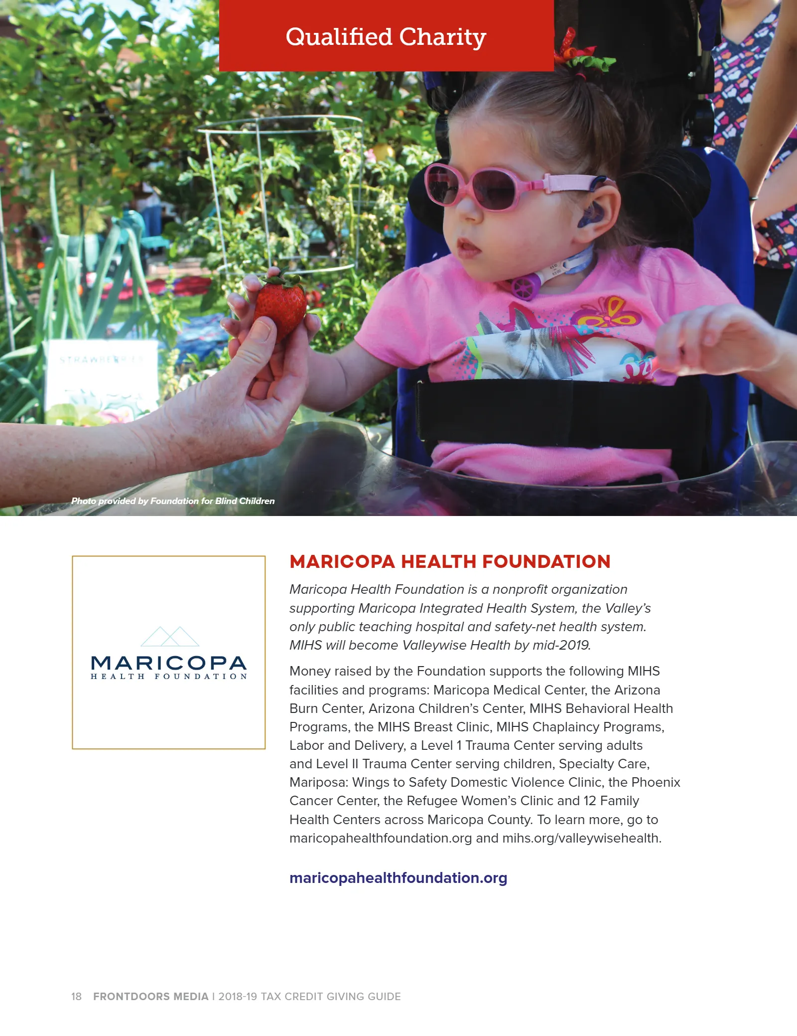 Arizona Tax Credit Guide 2018-19 — Maricopa County Edition, page 20