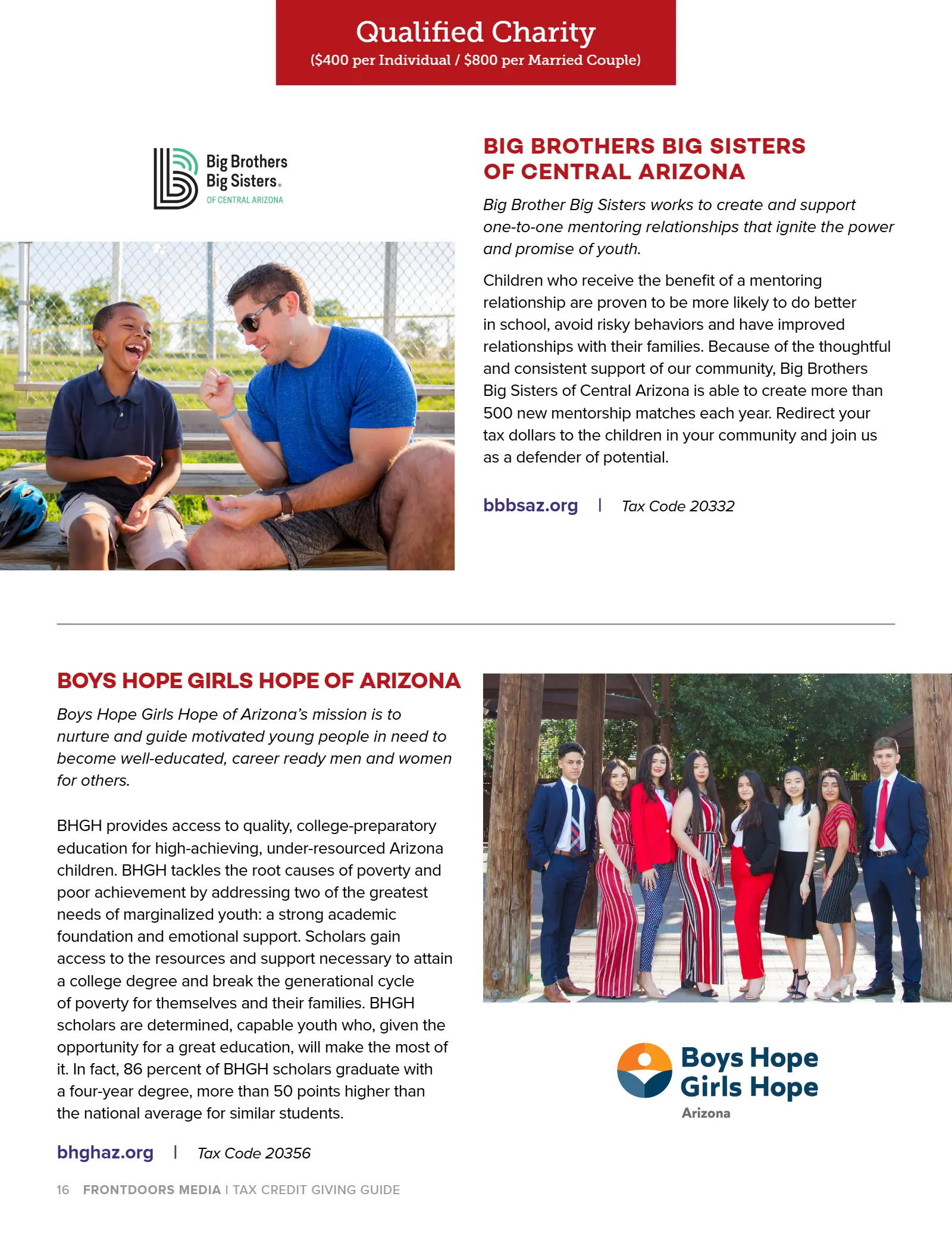 Arizona Tax Credit Guide 2019-2020 — Maricopa County Edition, page 16