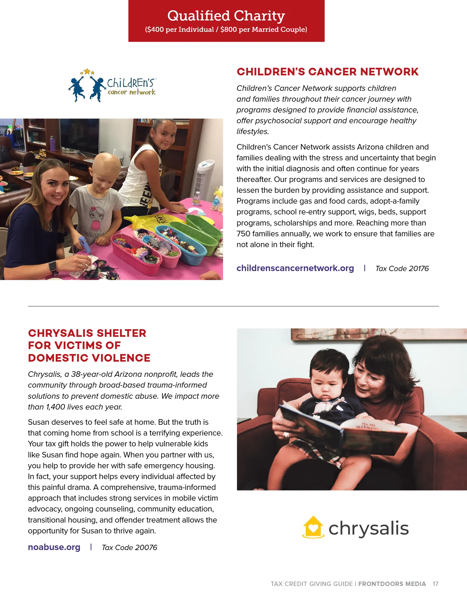 Arizona Tax Credit Guide 2019-2020 — Maricopa County Edition, page 17