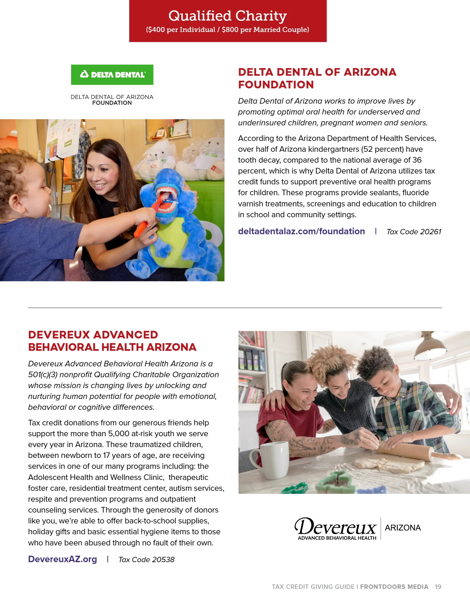 Arizona Tax Credit Guide 2019-2020 — Maricopa County Edition, page 19