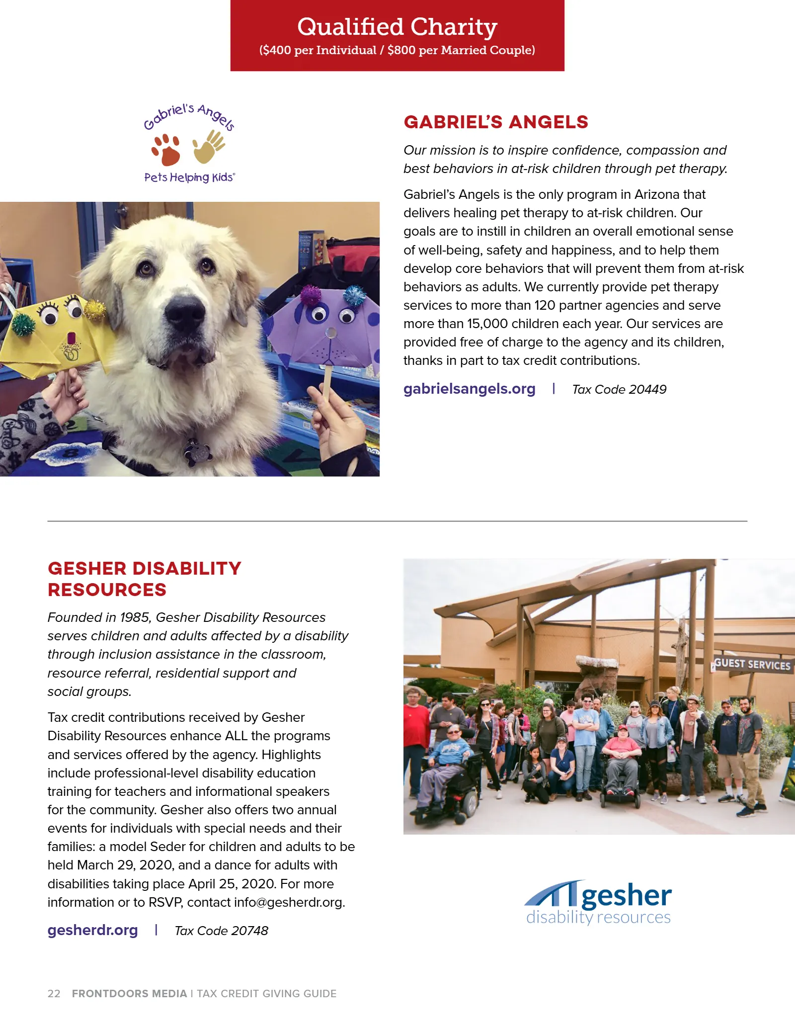 Arizona Tax Credit Guide 2019-2020 — Maricopa County Edition, page 22