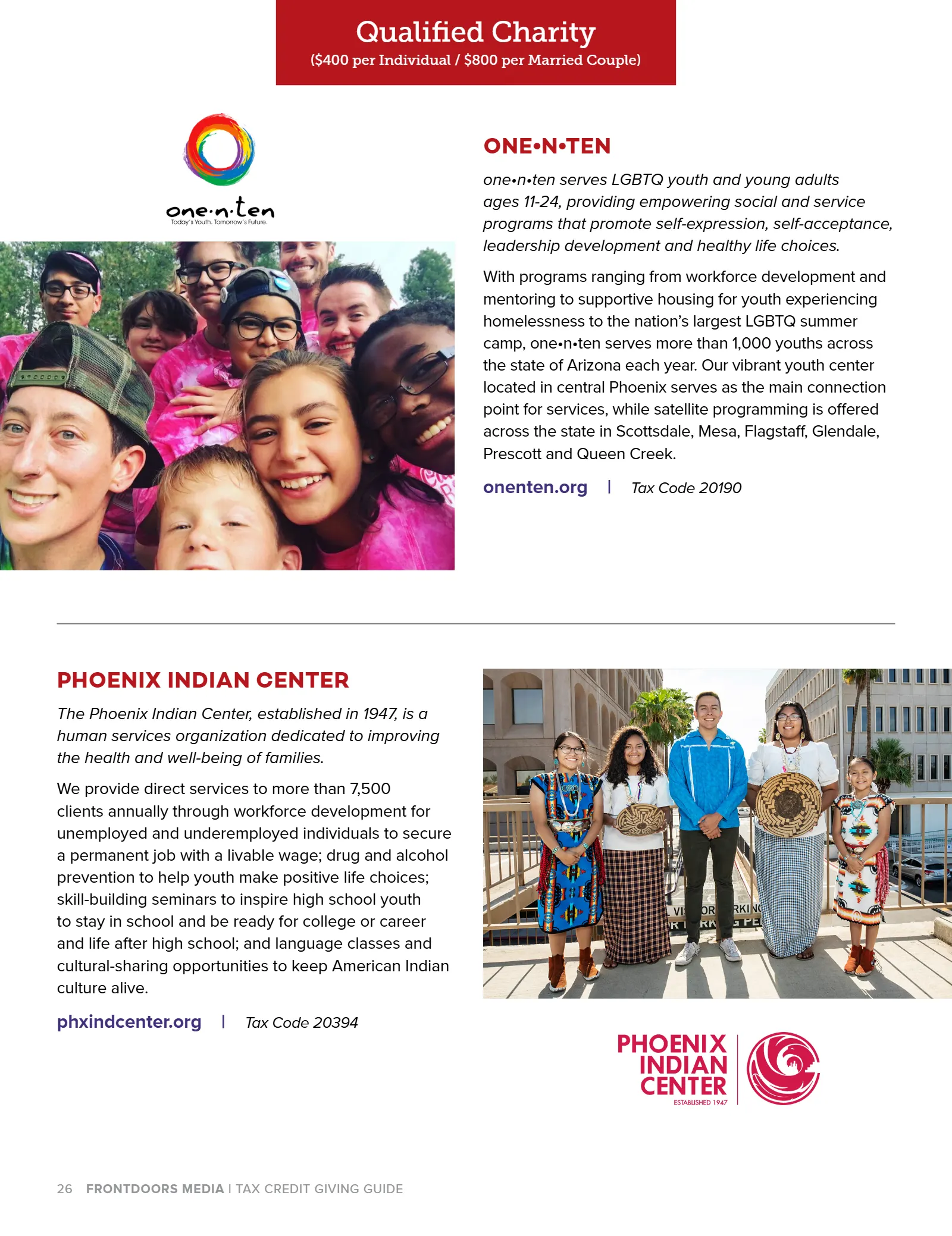 Arizona Tax Credit Guide 2019-2020 — Maricopa County Edition, page 26