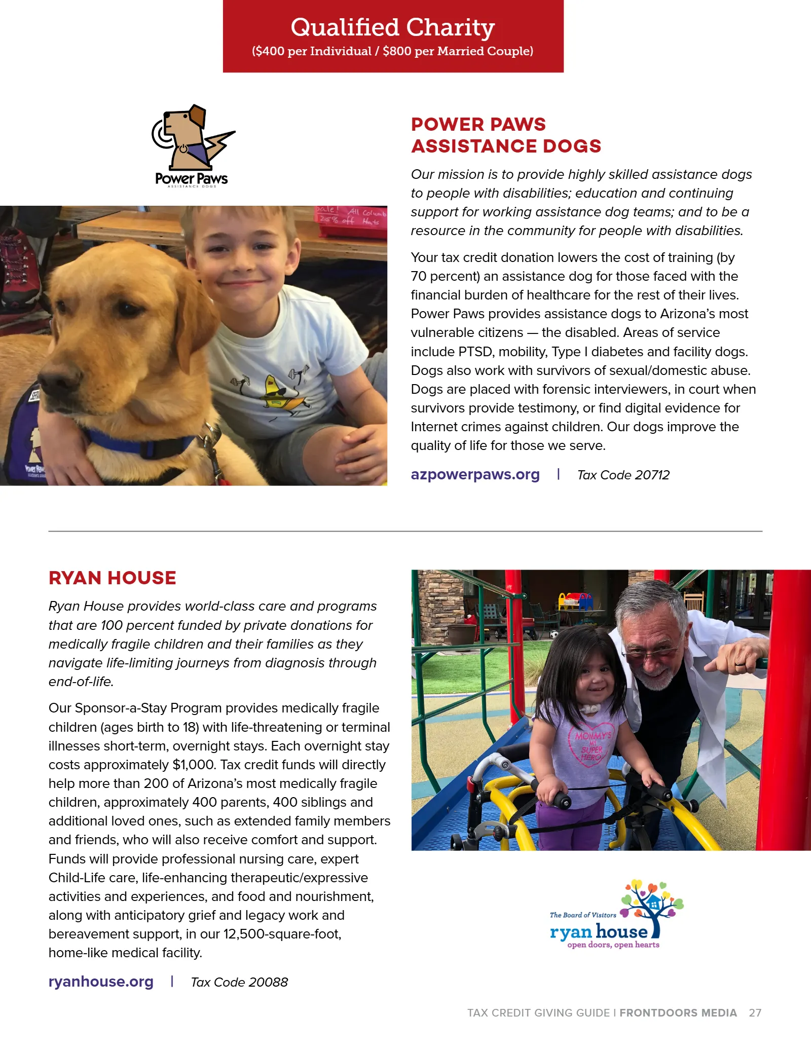 Arizona Tax Credit Guide 2019-2020 — Maricopa County Edition, page 27