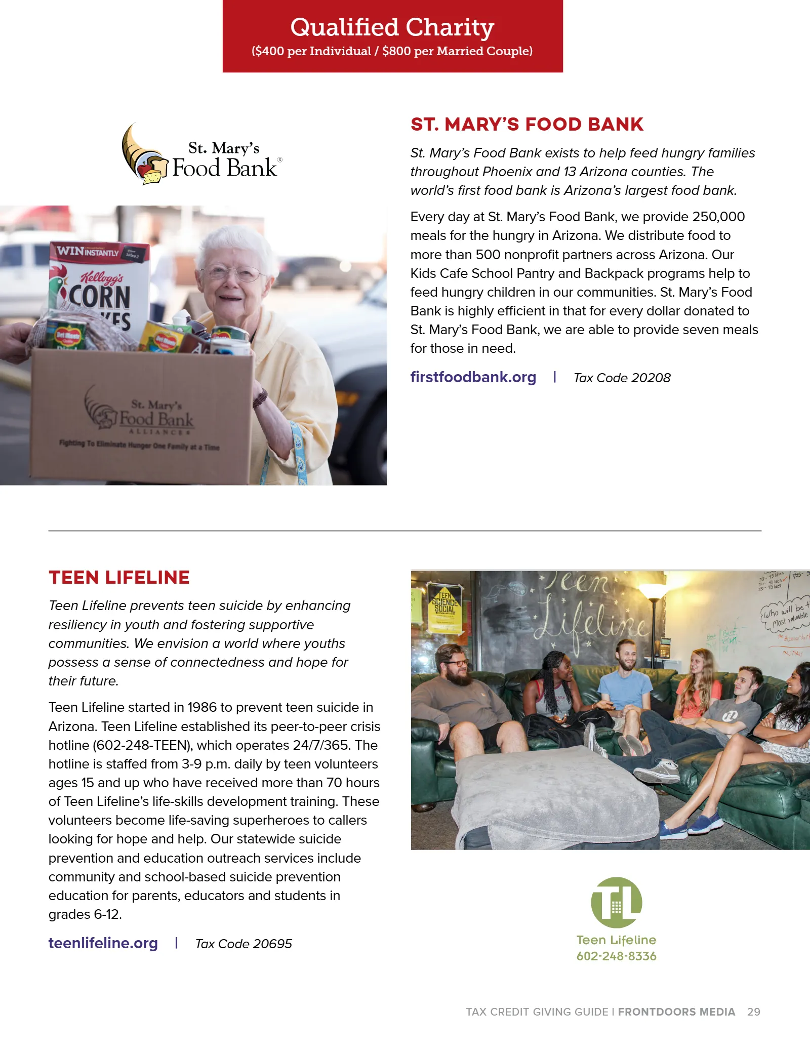 Arizona Tax Credit Guide 2019-2020 — Maricopa County Edition, page 29
