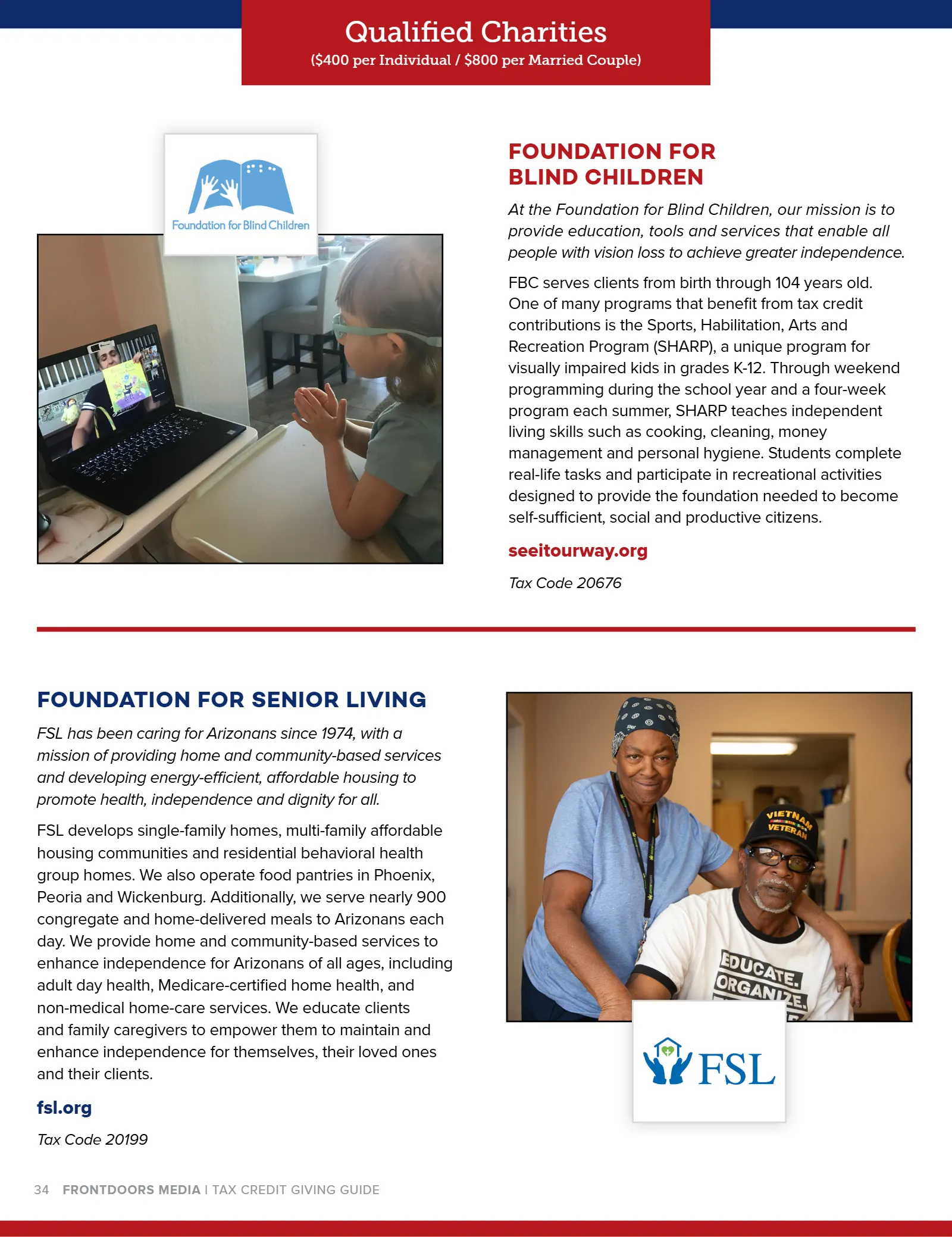 Arizona Tax Credit Guide 2020-2021 — Maricopa County Edition, page 34