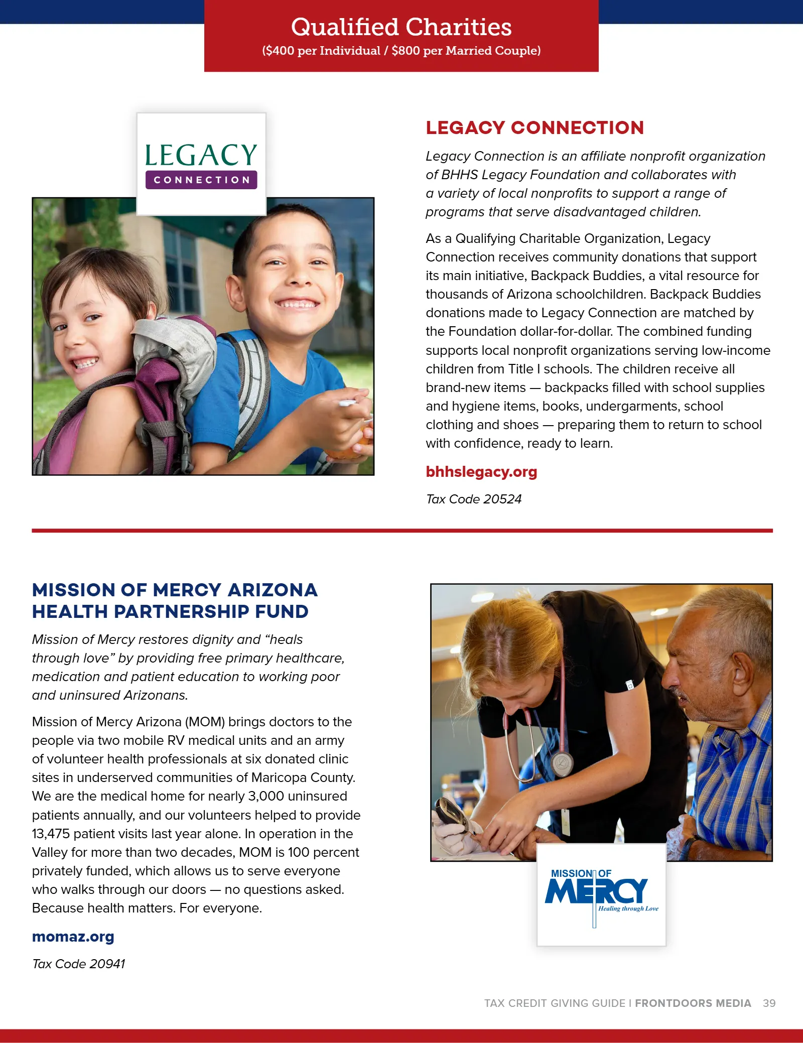 Arizona Tax Credit Guide 2020-2021 — Maricopa County Edition, page 39