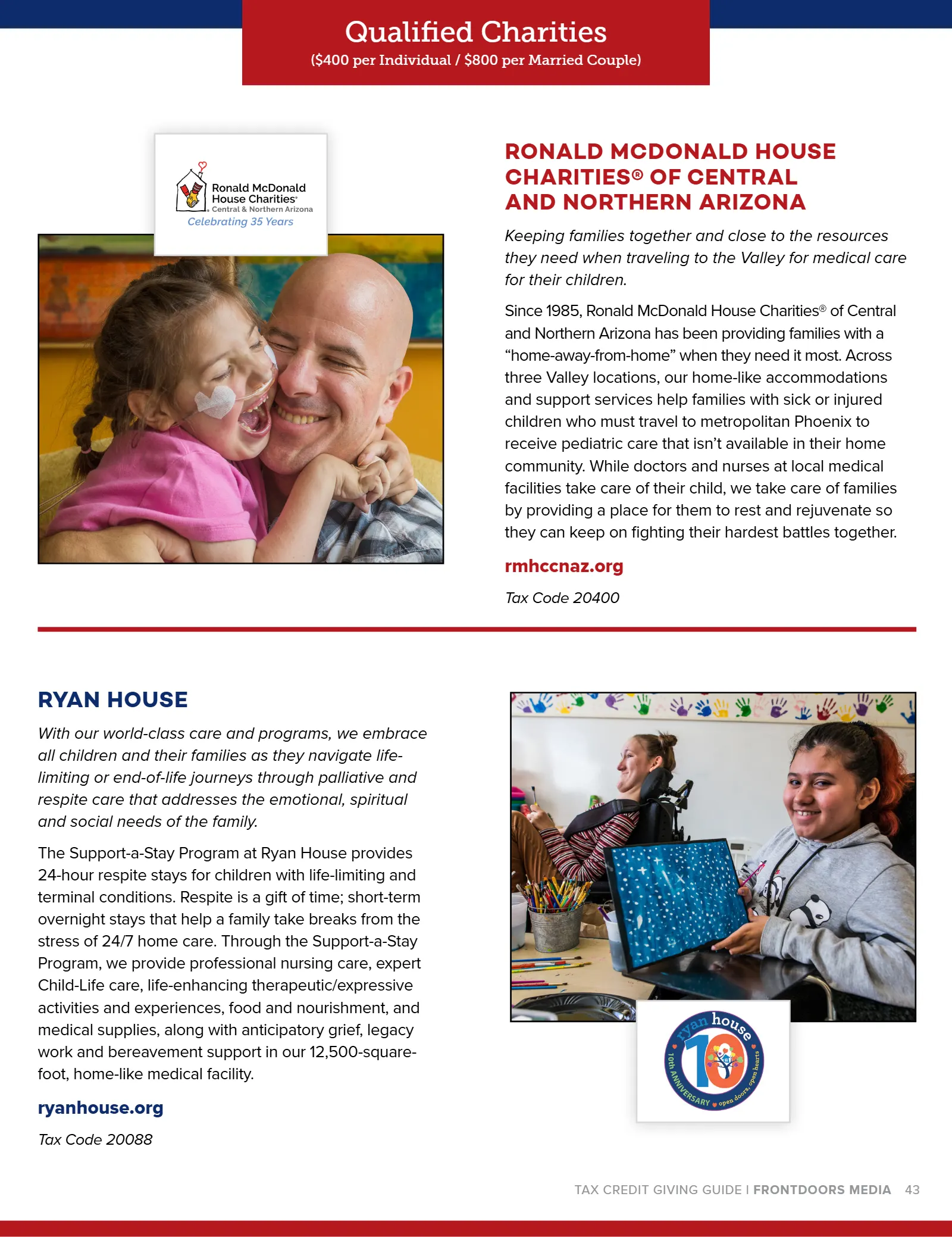 Arizona Tax Credit Guide 2020-2021 — Maricopa County Edition, page 43