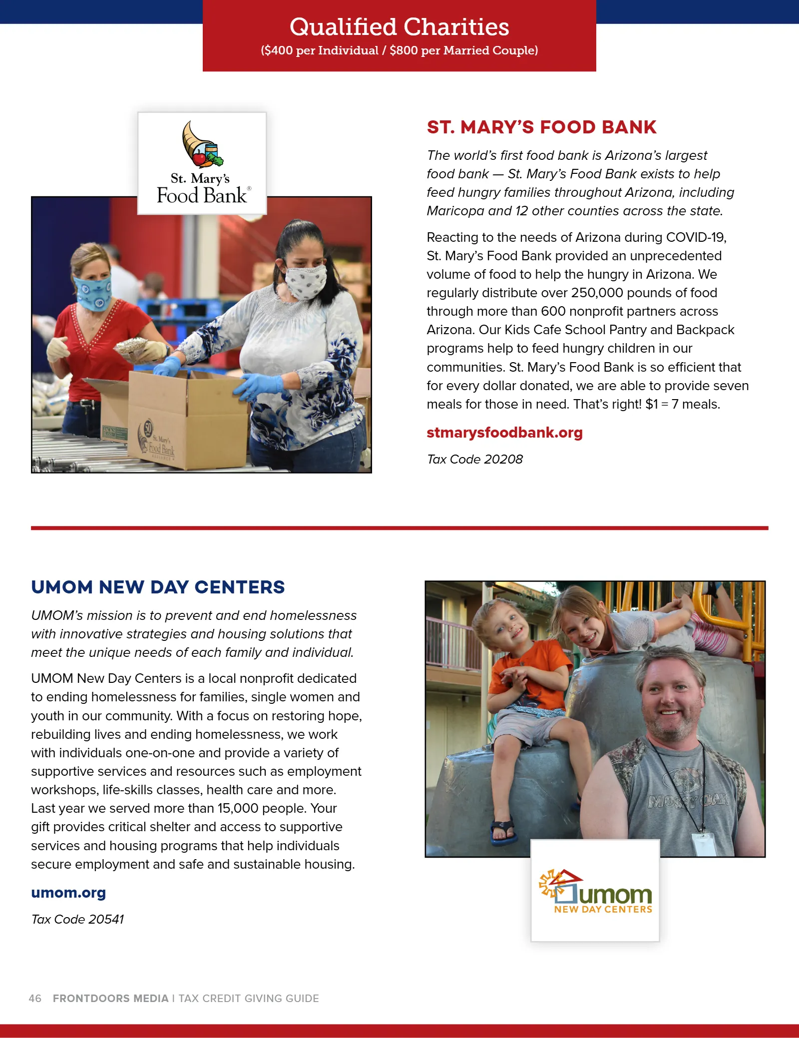 Arizona Tax Credit Guide 2020-2021 — Maricopa County Edition, page 46