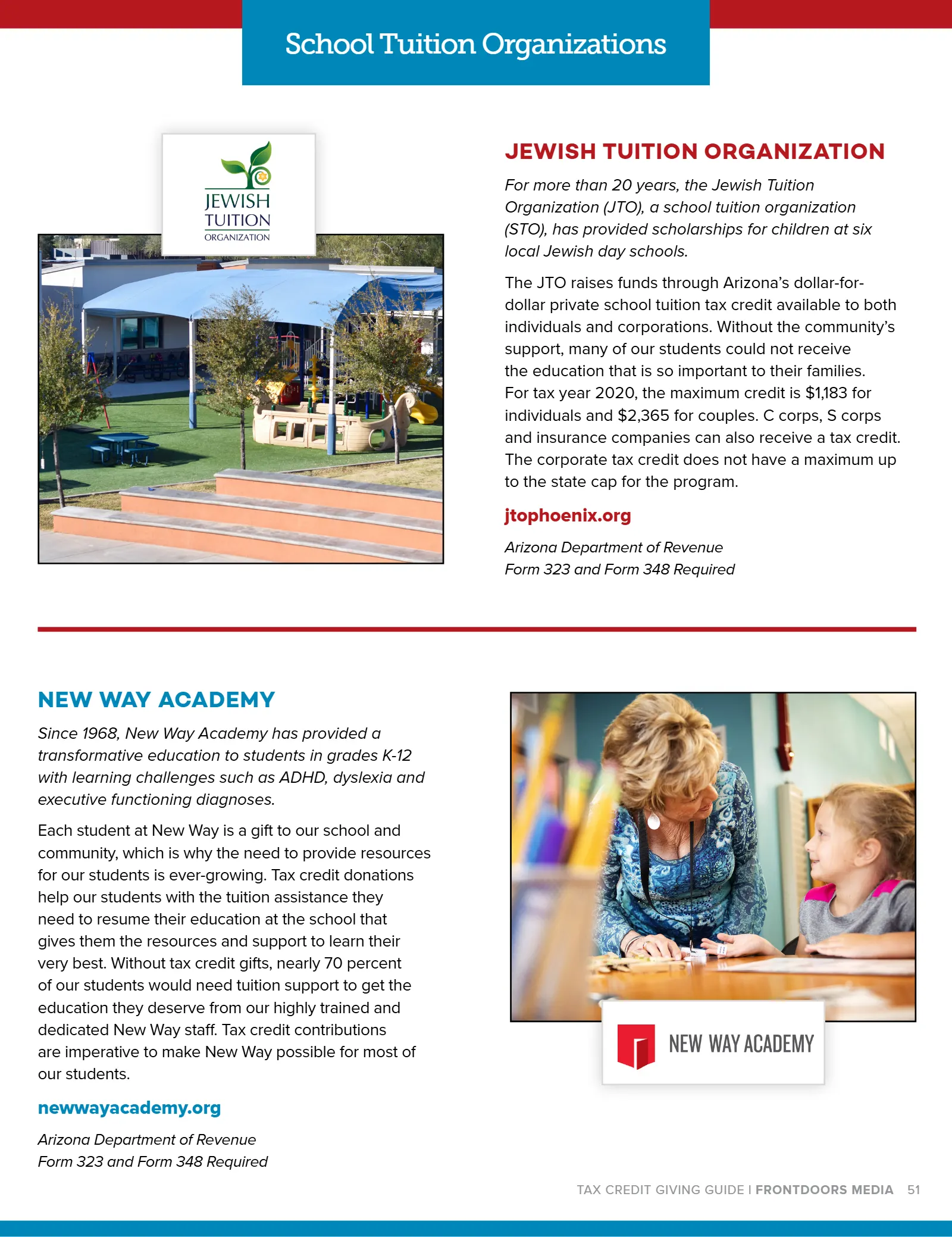 Arizona Tax Credit Guide 2020-2021 — Maricopa County Edition, page 51