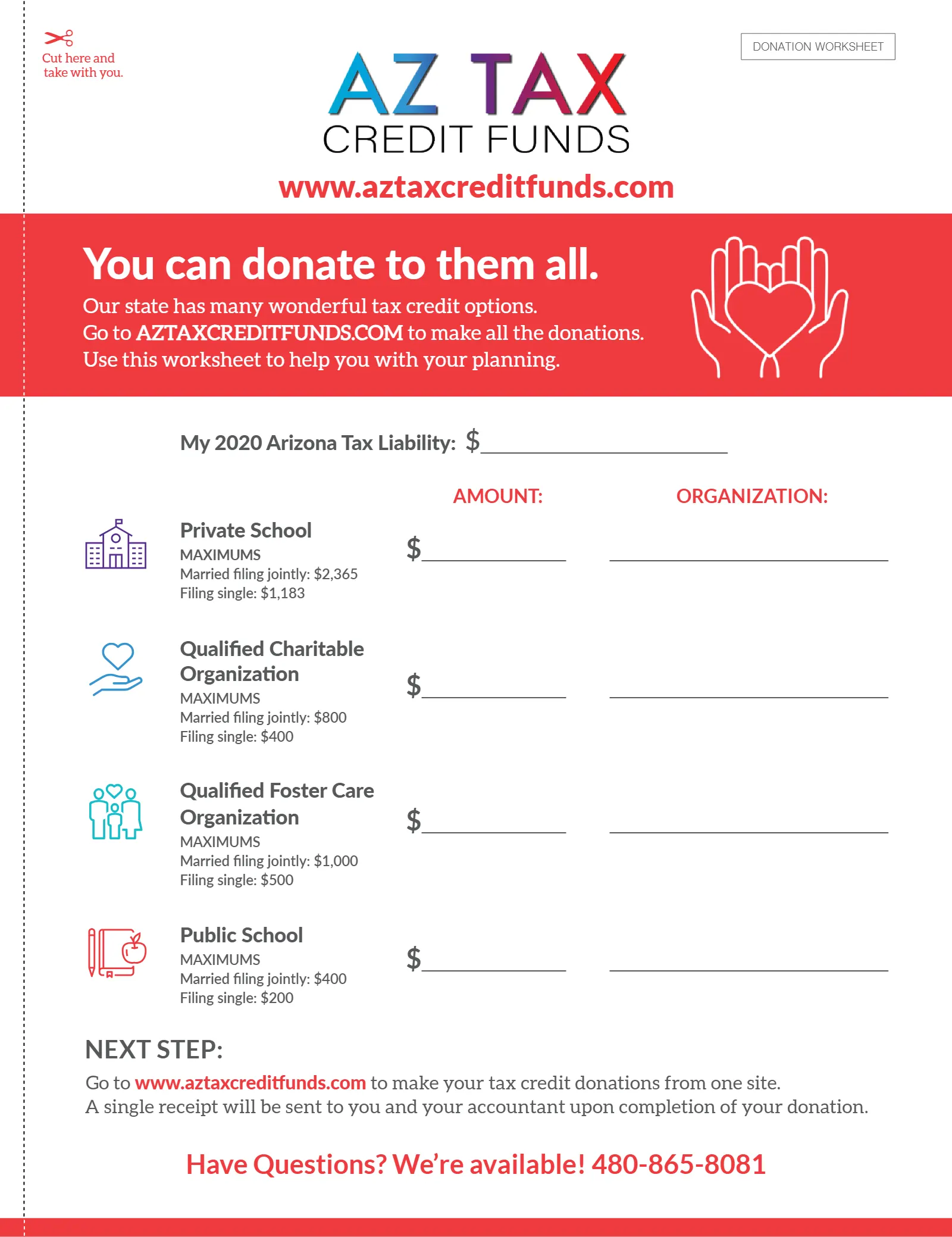 Arizona Tax Credit Guide 2020-2021 — Maricopa County Edition, page 55