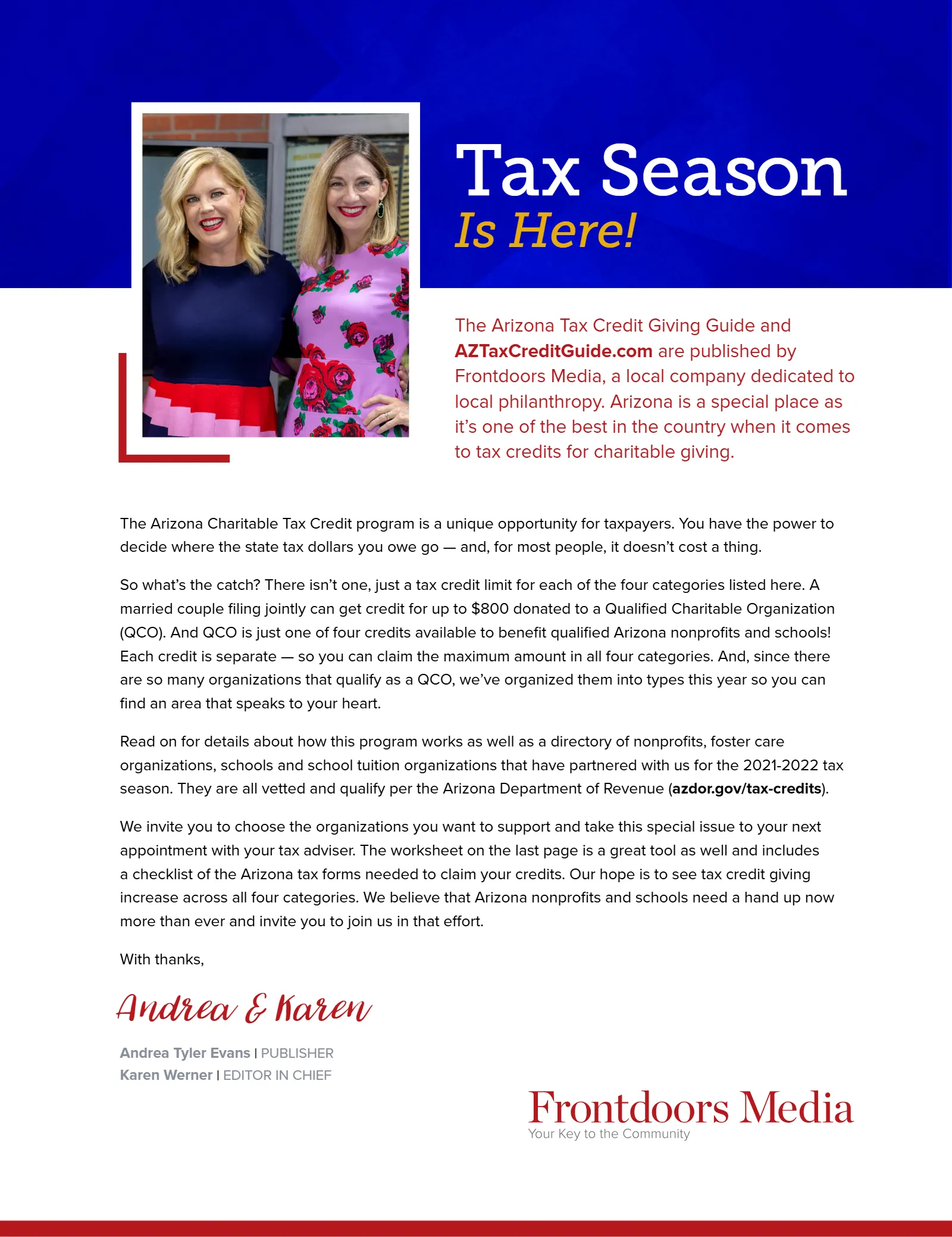 Arizona Tax Credit Guide 2021-22 — Maricopa County Edition, page 6