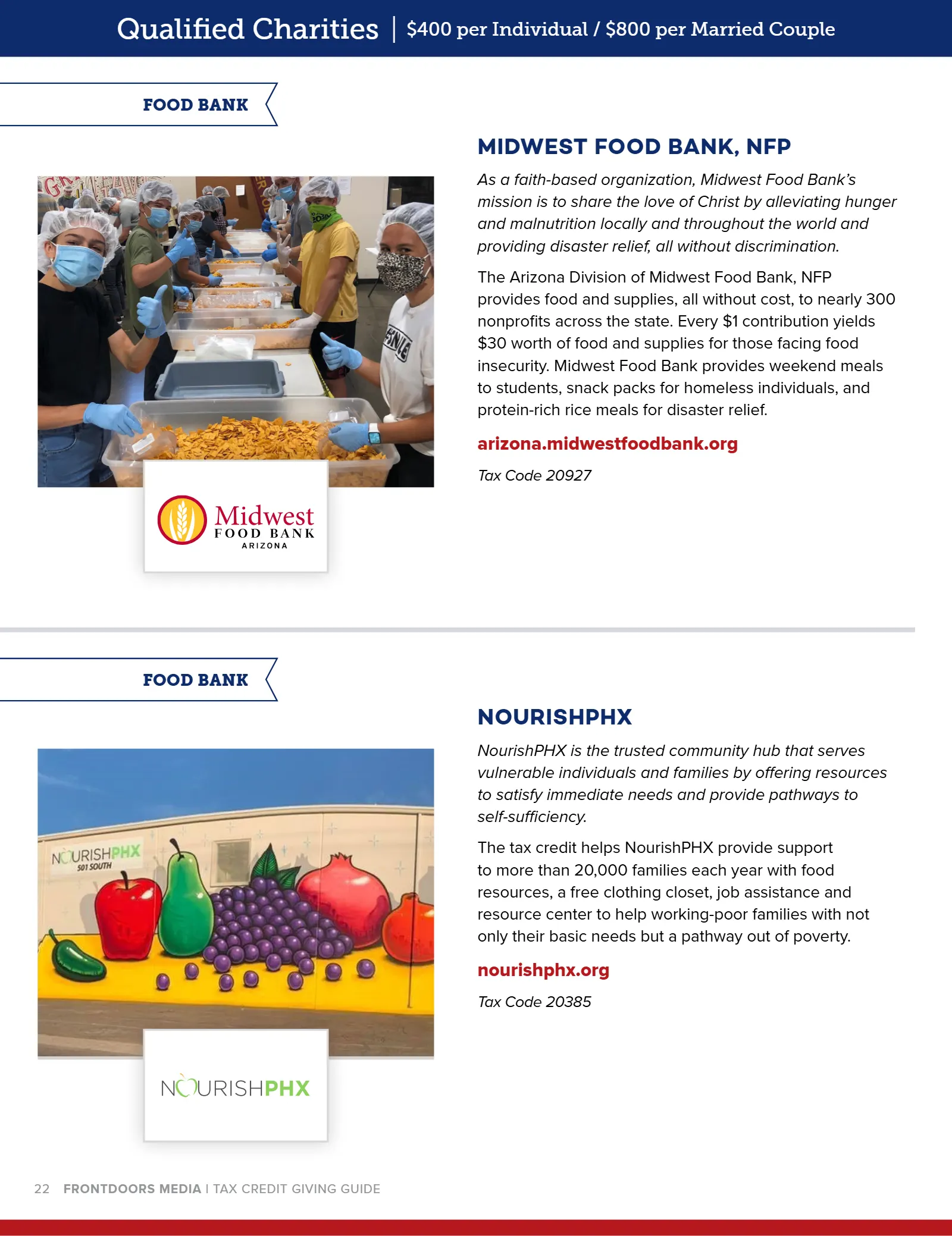 Arizona Tax Credit Guide 2021-22 — Maricopa County Edition, page 22