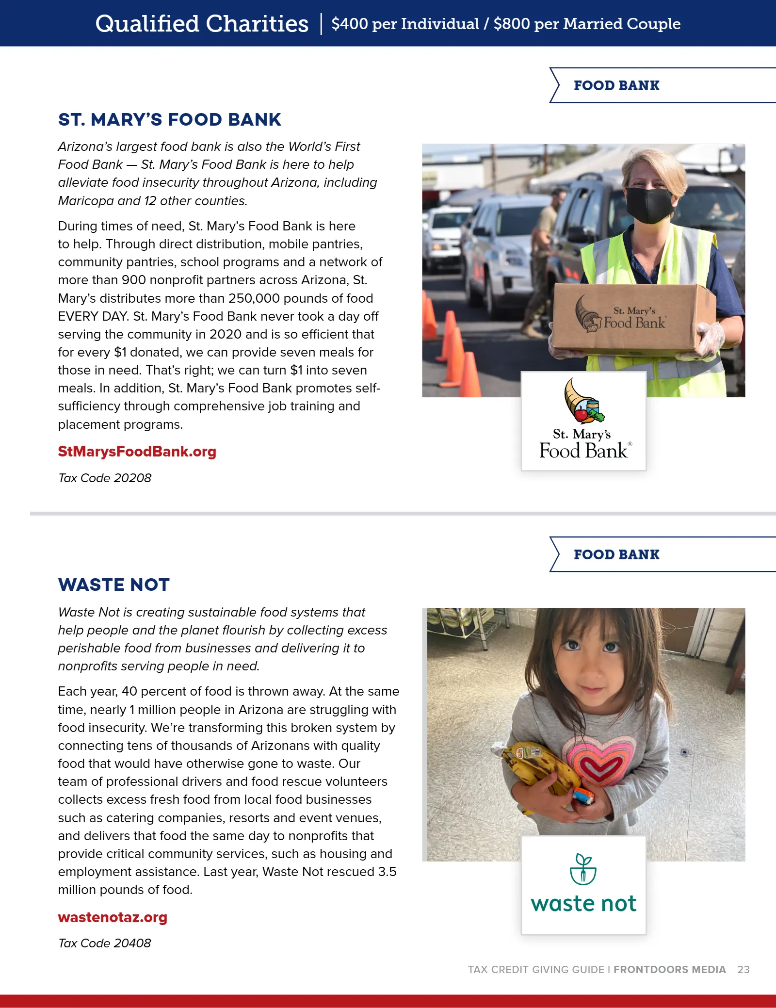 Arizona Tax Credit Guide 2021-22 — Maricopa County Edition, page 23
