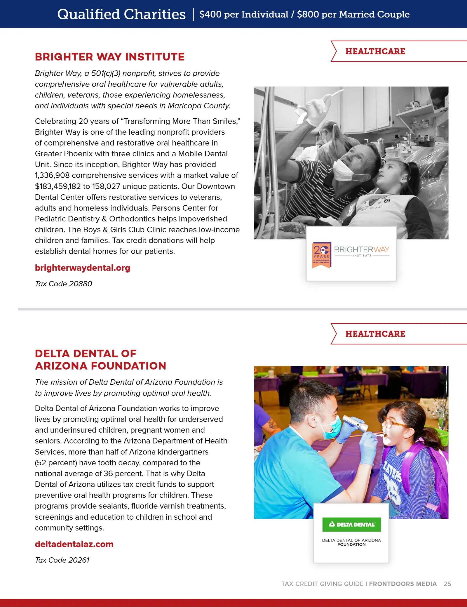 Arizona Tax Credit Guide 2021-22 — Maricopa County Edition, page 25