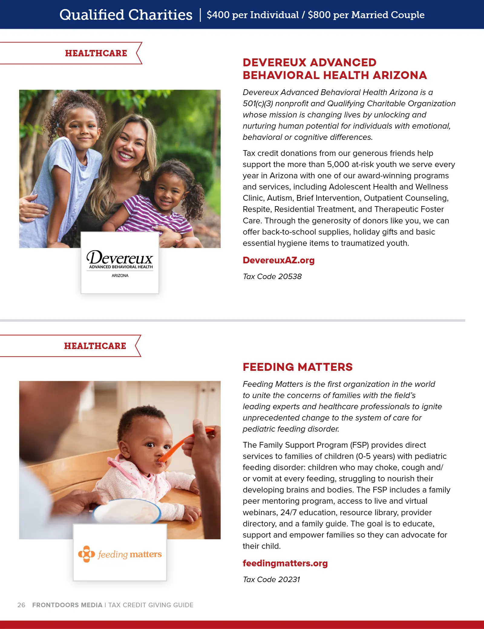 Arizona Tax Credit Guide 2021-22 — Maricopa County Edition, page 26