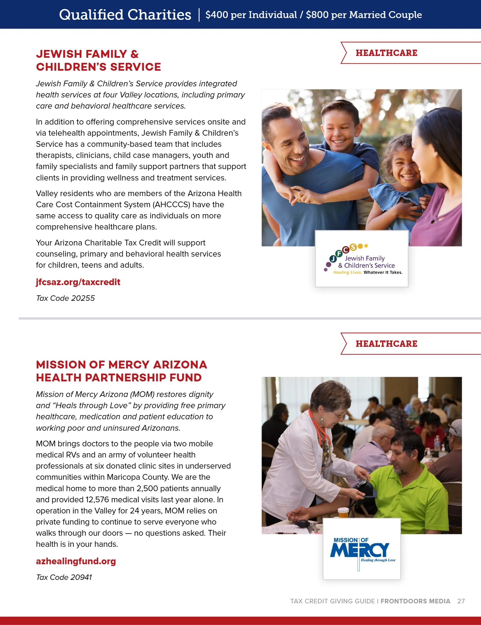 Arizona Tax Credit Guide 2021-22 — Maricopa County Edition, page 27