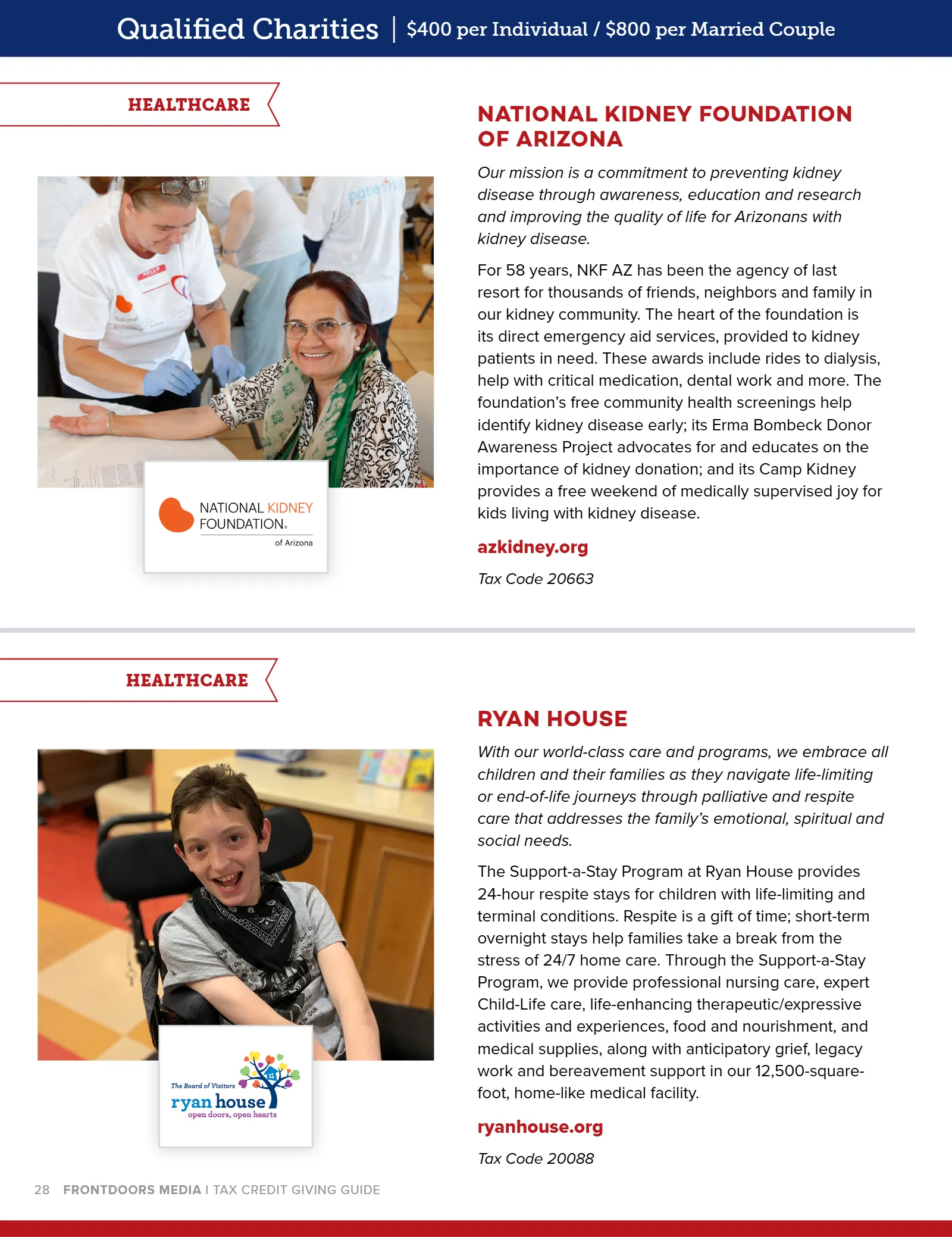 Arizona Tax Credit Guide 2021-22 — Maricopa County Edition, page 28