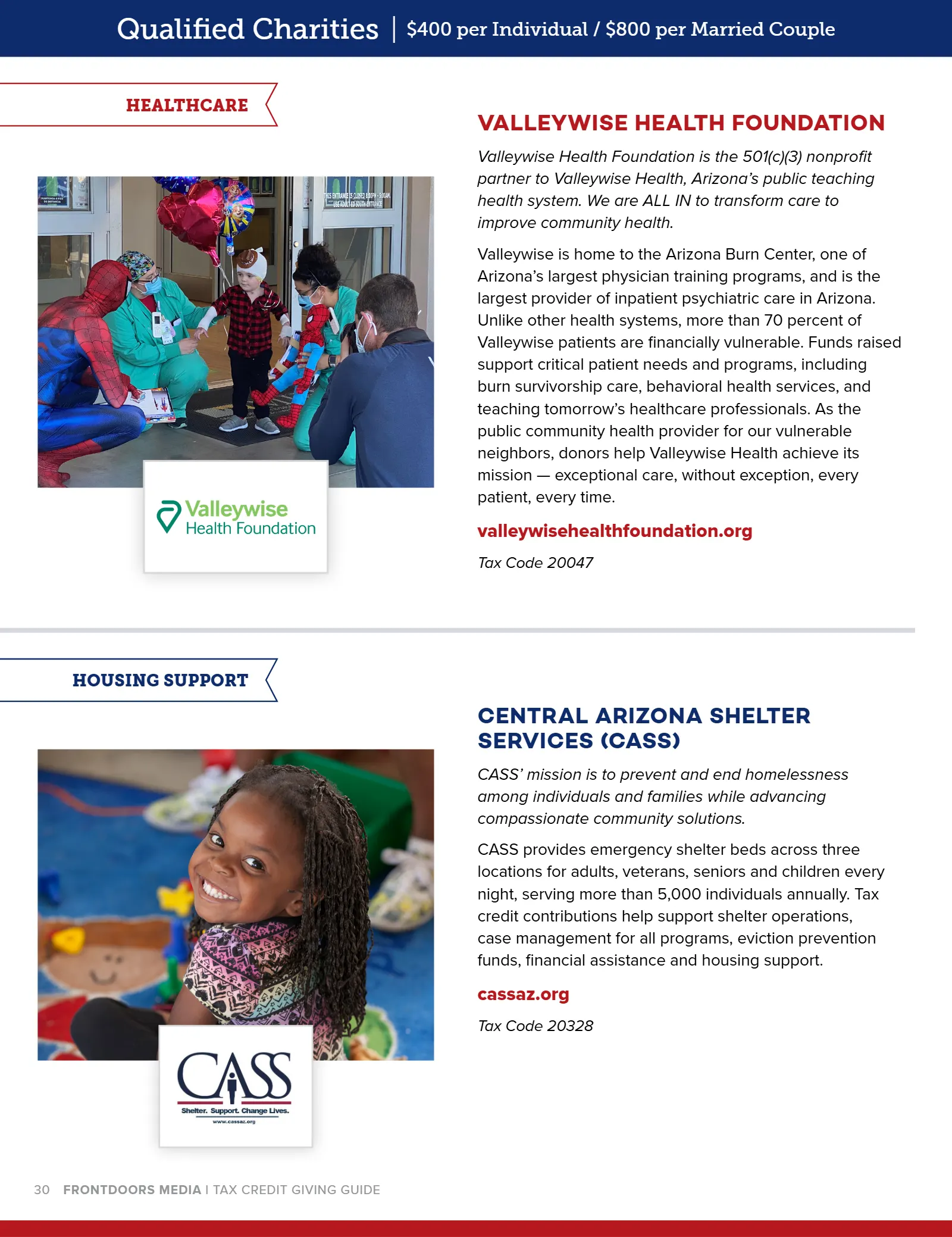 Arizona Tax Credit Guide 2021-22 — Maricopa County Edition, page 30