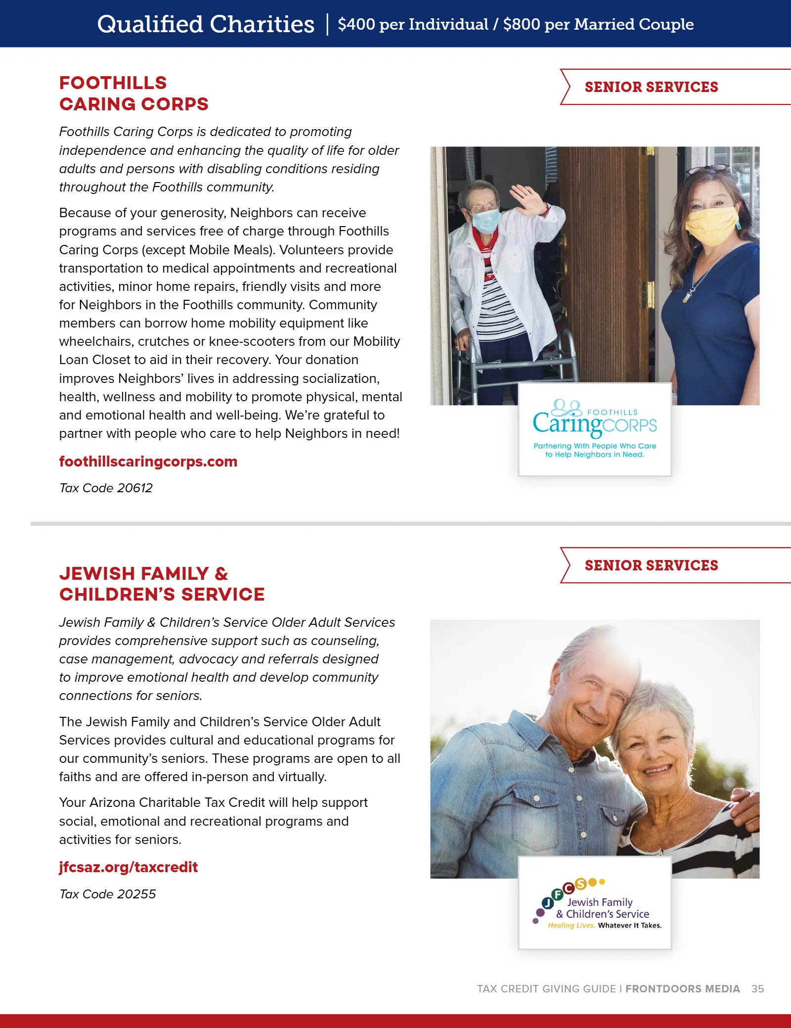 Arizona Tax Credit Guide 2021-22 — Maricopa County Edition, page 35