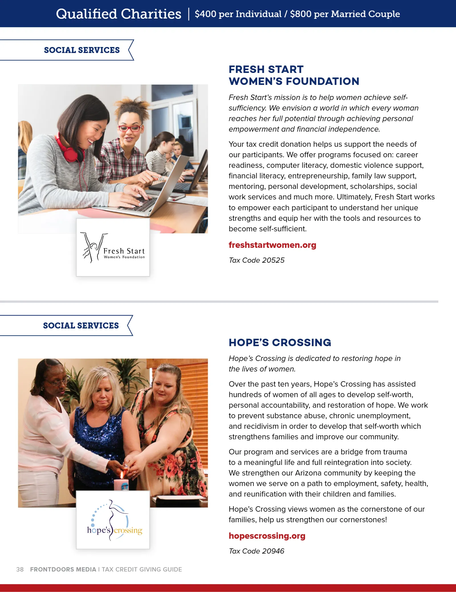 Arizona Tax Credit Guide 2021-22 — Maricopa County Edition, page 38