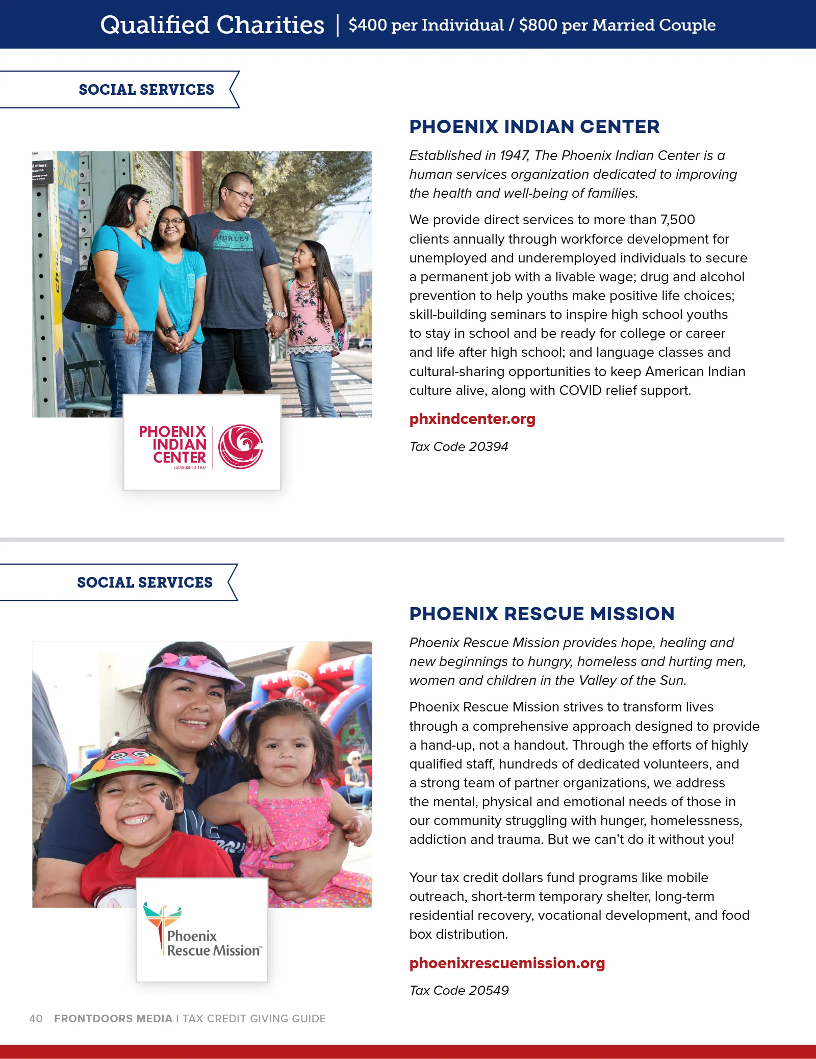 Arizona Tax Credit Guide 2021-22 — Maricopa County Edition, page 40