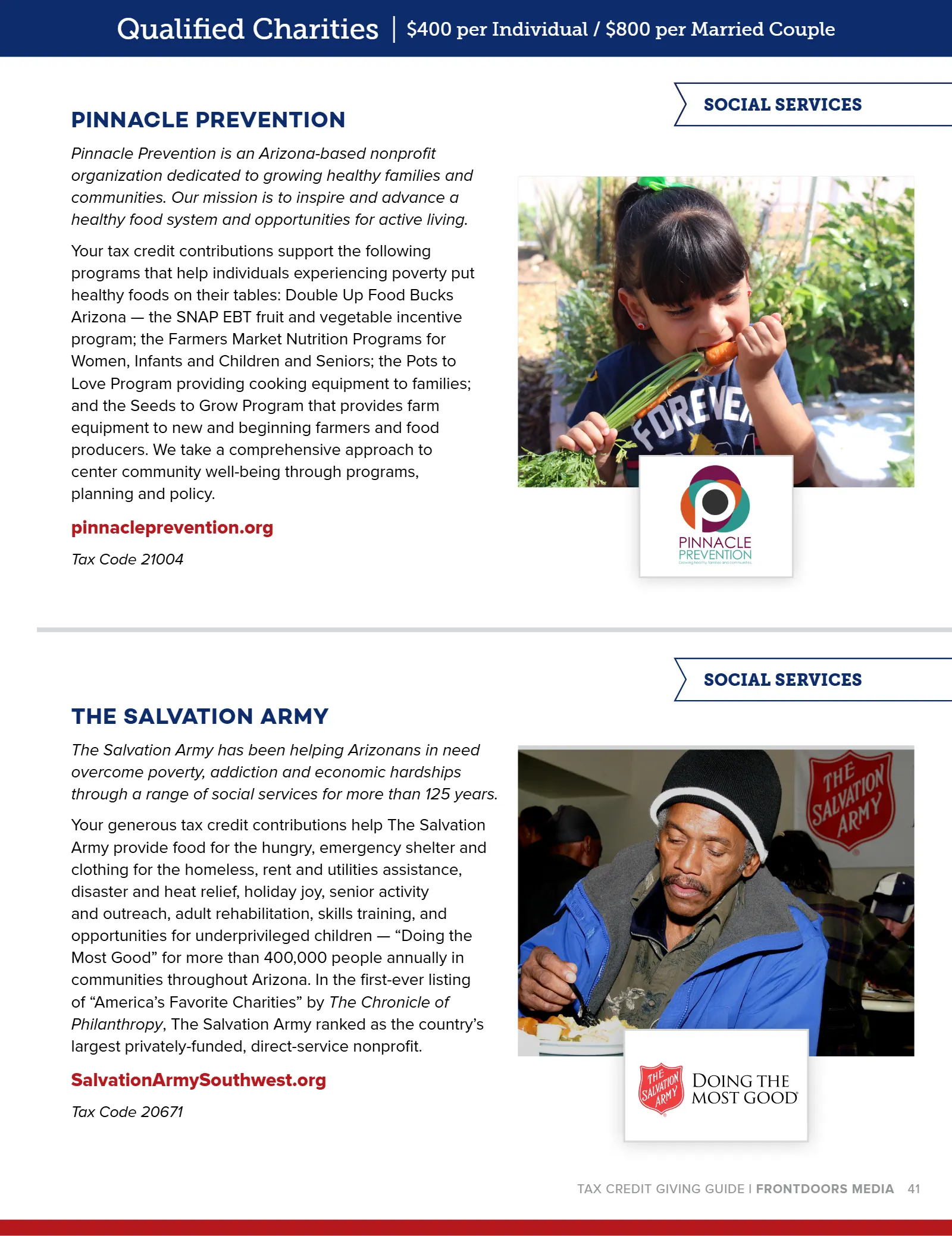 Arizona Tax Credit Guide 2021-22 — Maricopa County Edition, page 41