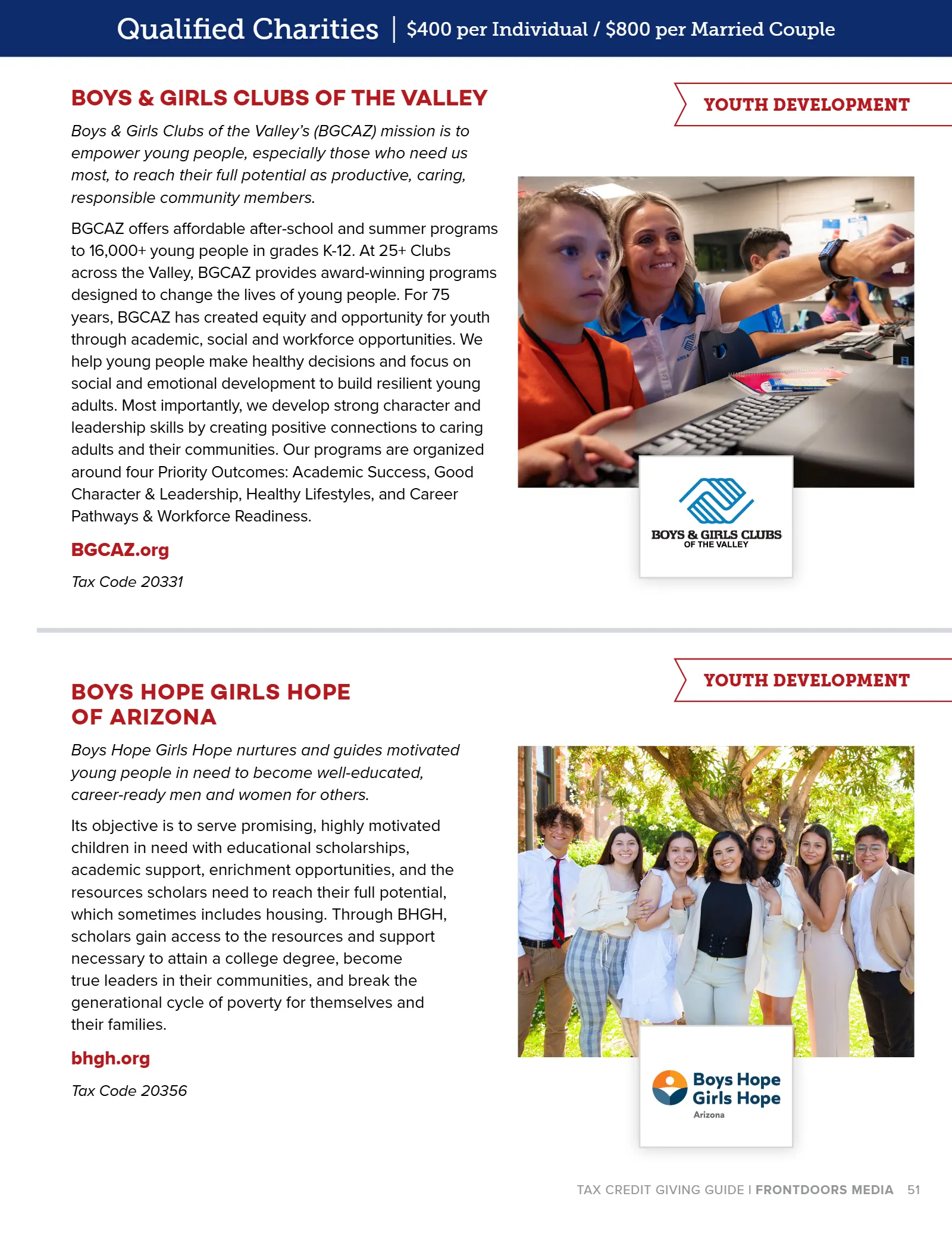 Arizona Tax Credit Guide 2021-22 — Maricopa County Edition, page 51