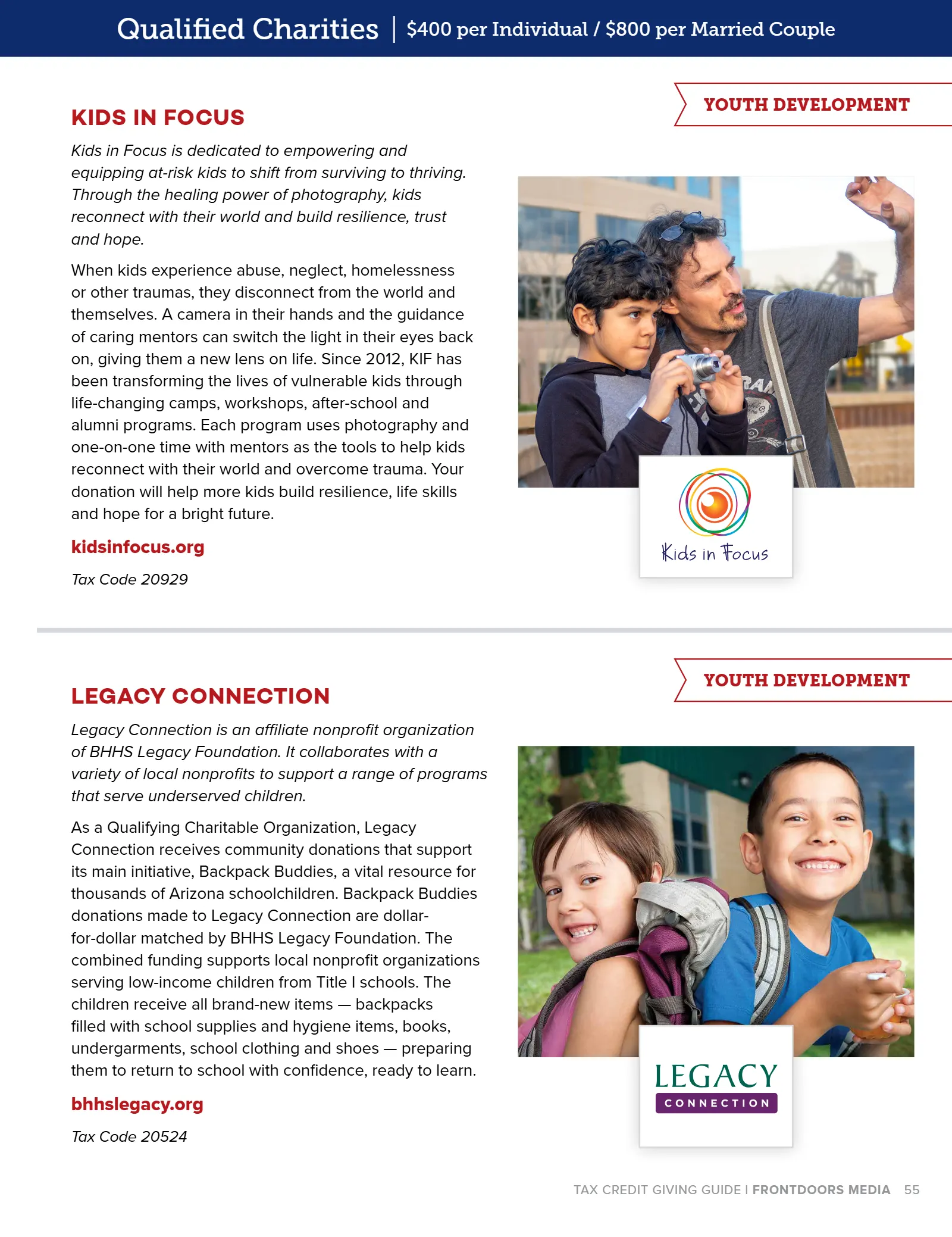 Arizona Tax Credit Guide 2021-22 — Maricopa County Edition, page 55