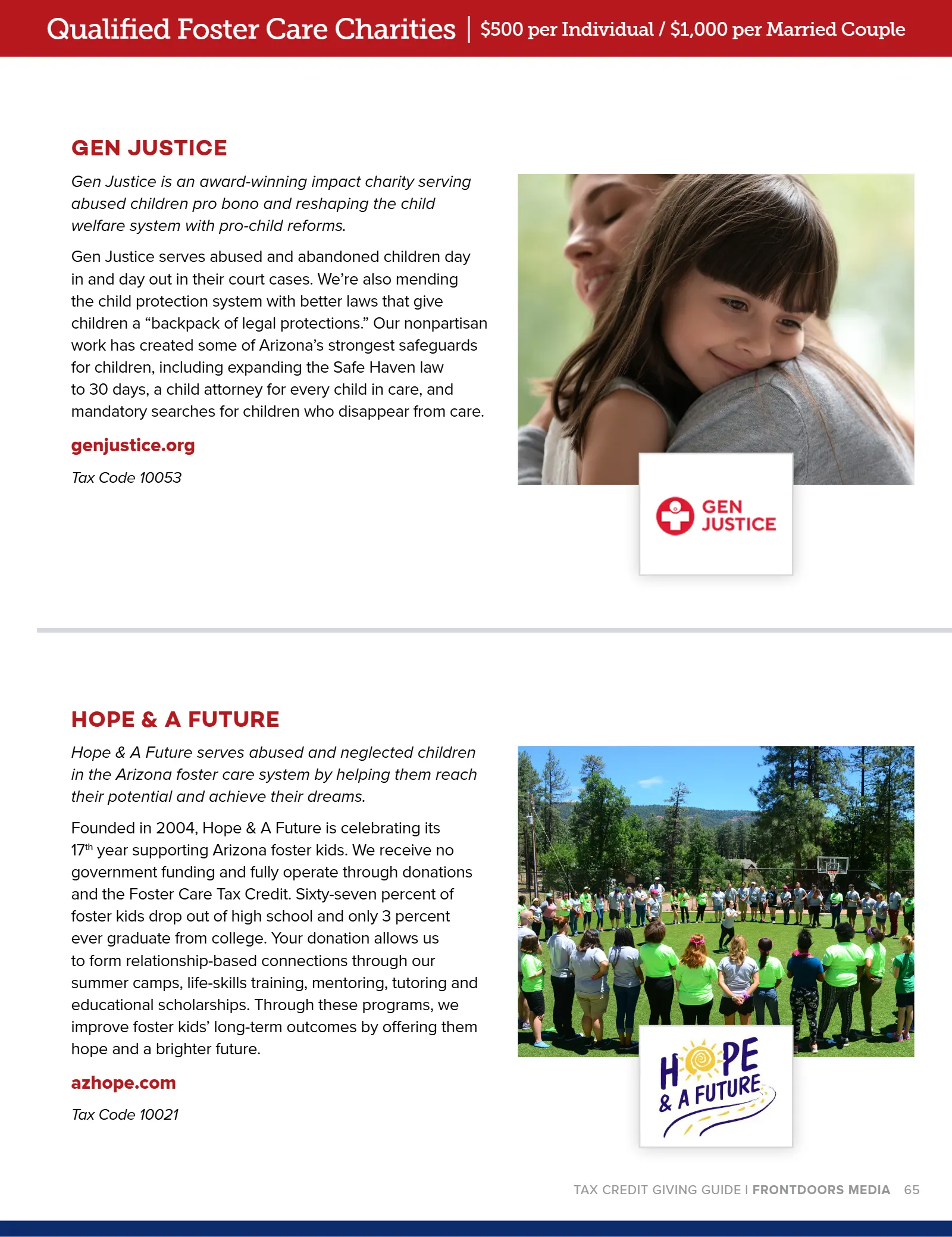 Arizona Tax Credit Guide 2021-22 — Maricopa County Edition, page 65