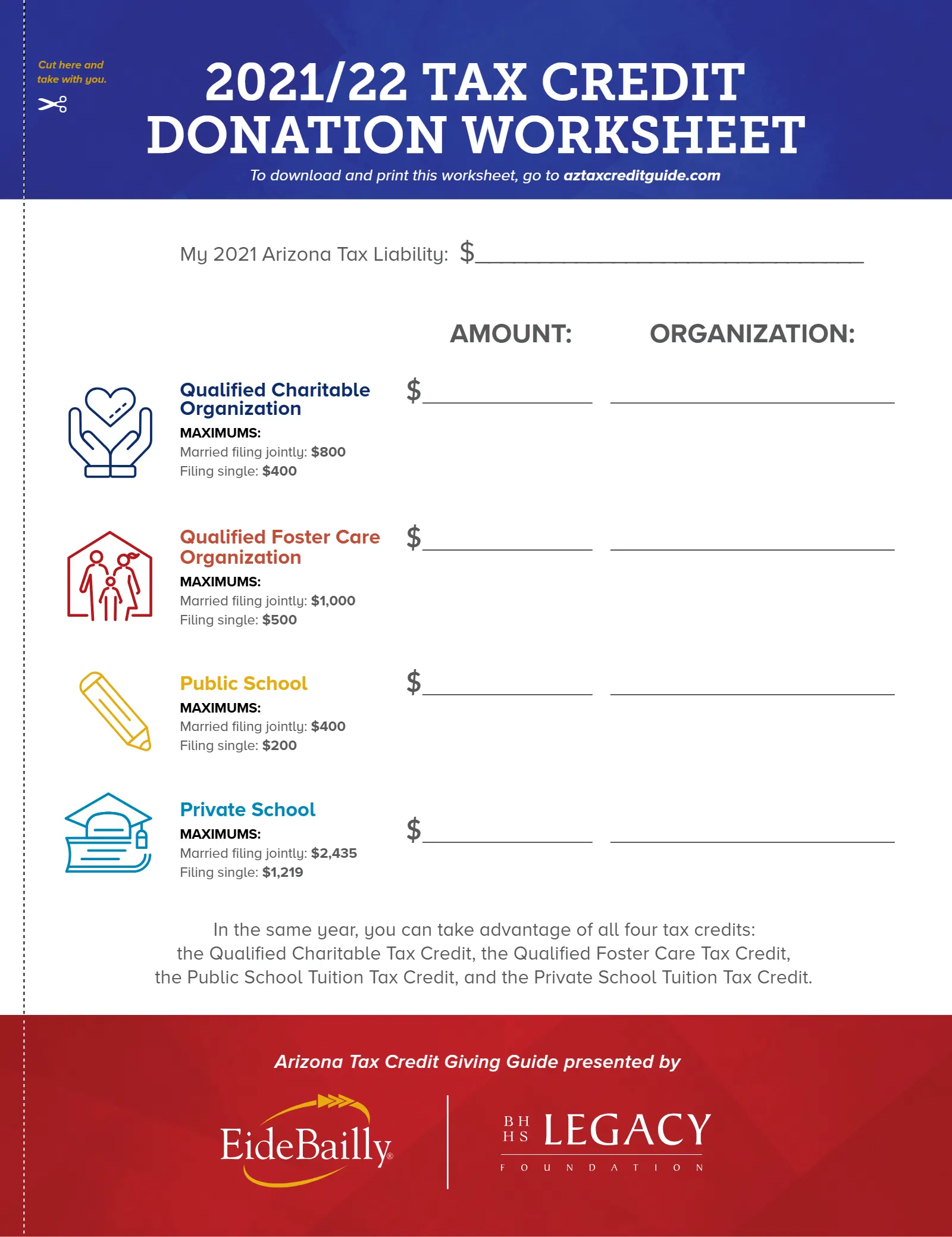 Arizona Tax Credit Guide 2021-22 — Maricopa County Edition, page 75