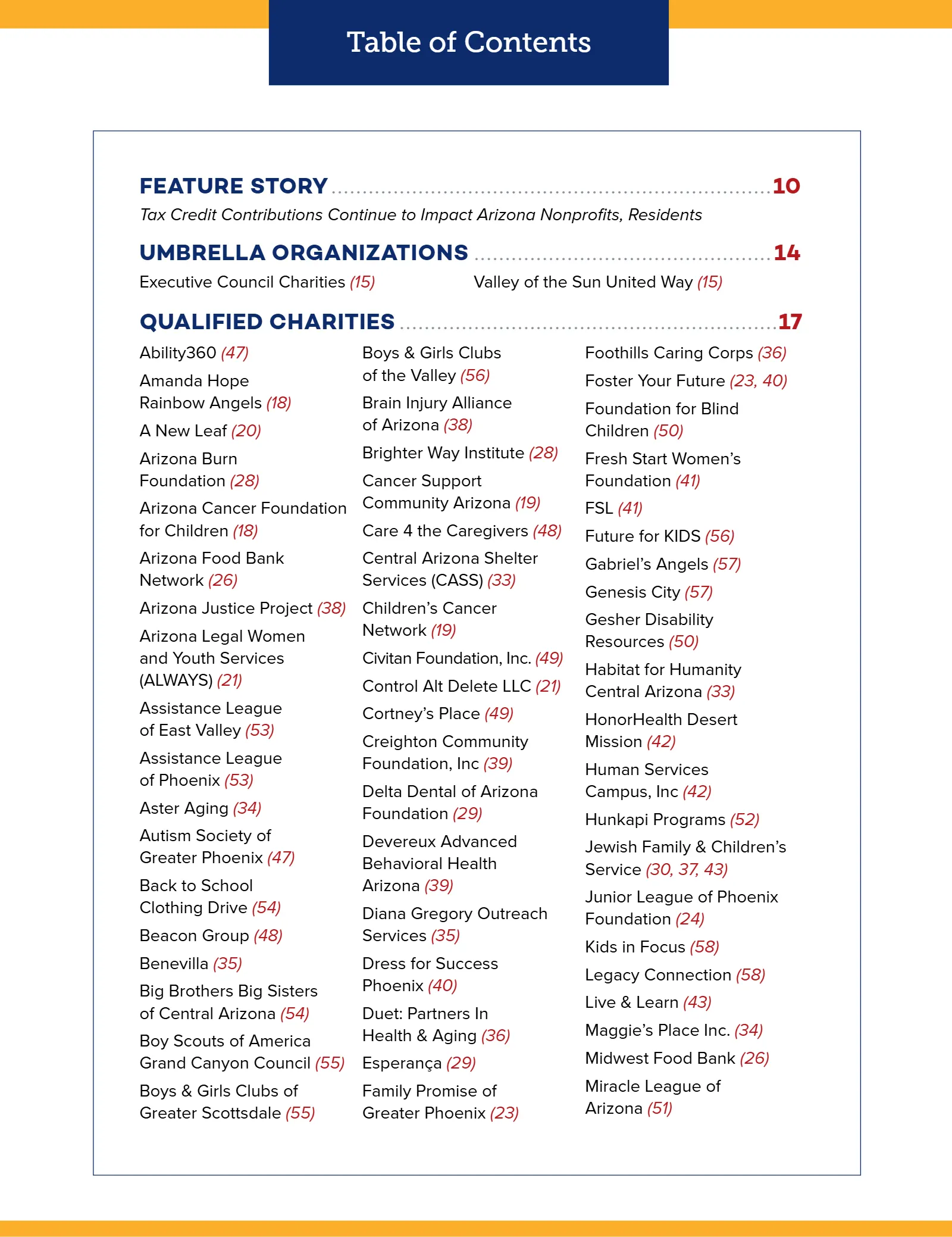 Arizona Tax Credit Guide 2022-23 — Maricopa County Edition, page 6