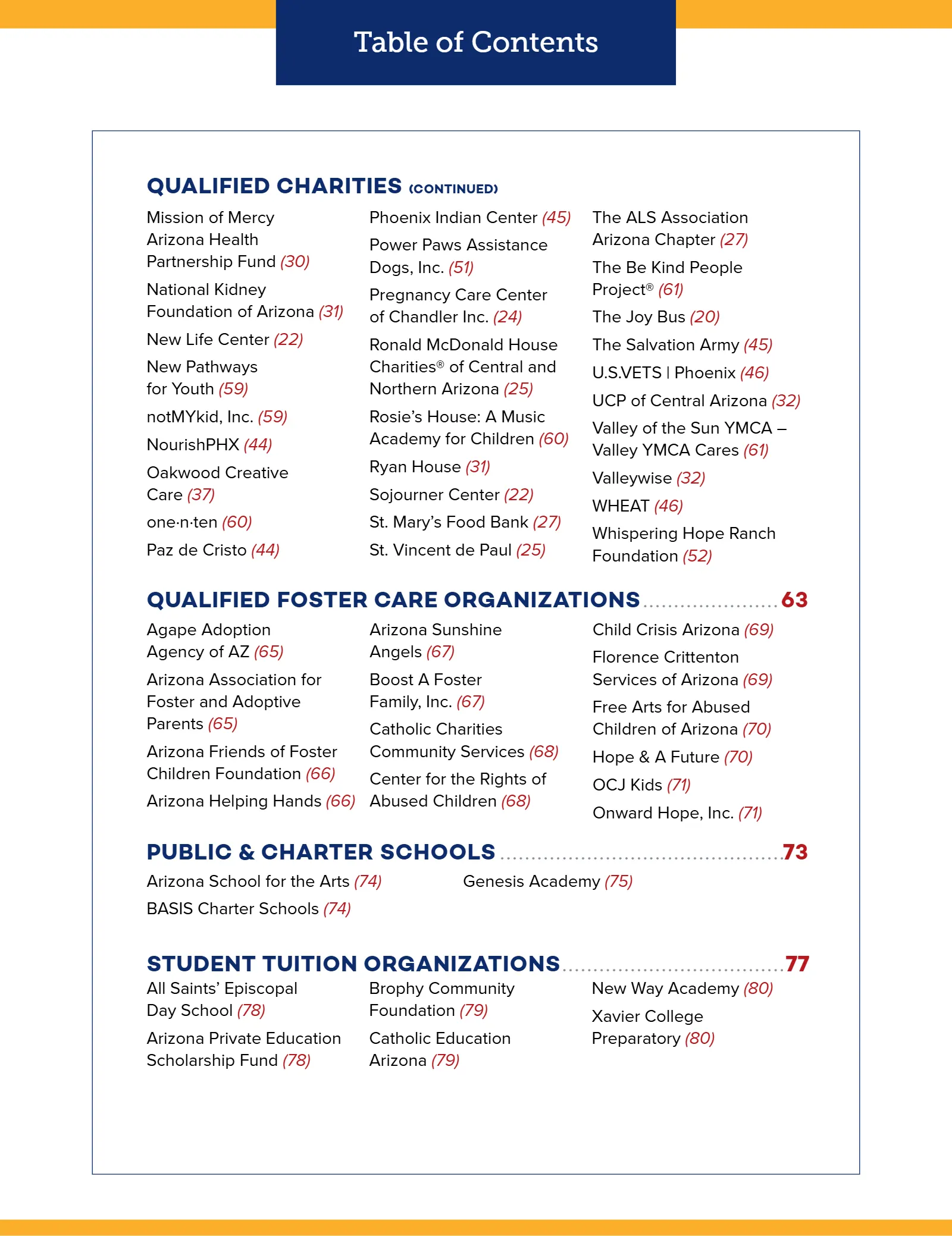 Arizona Tax Credit Guide 2022-23 — Maricopa County Edition, page 7
