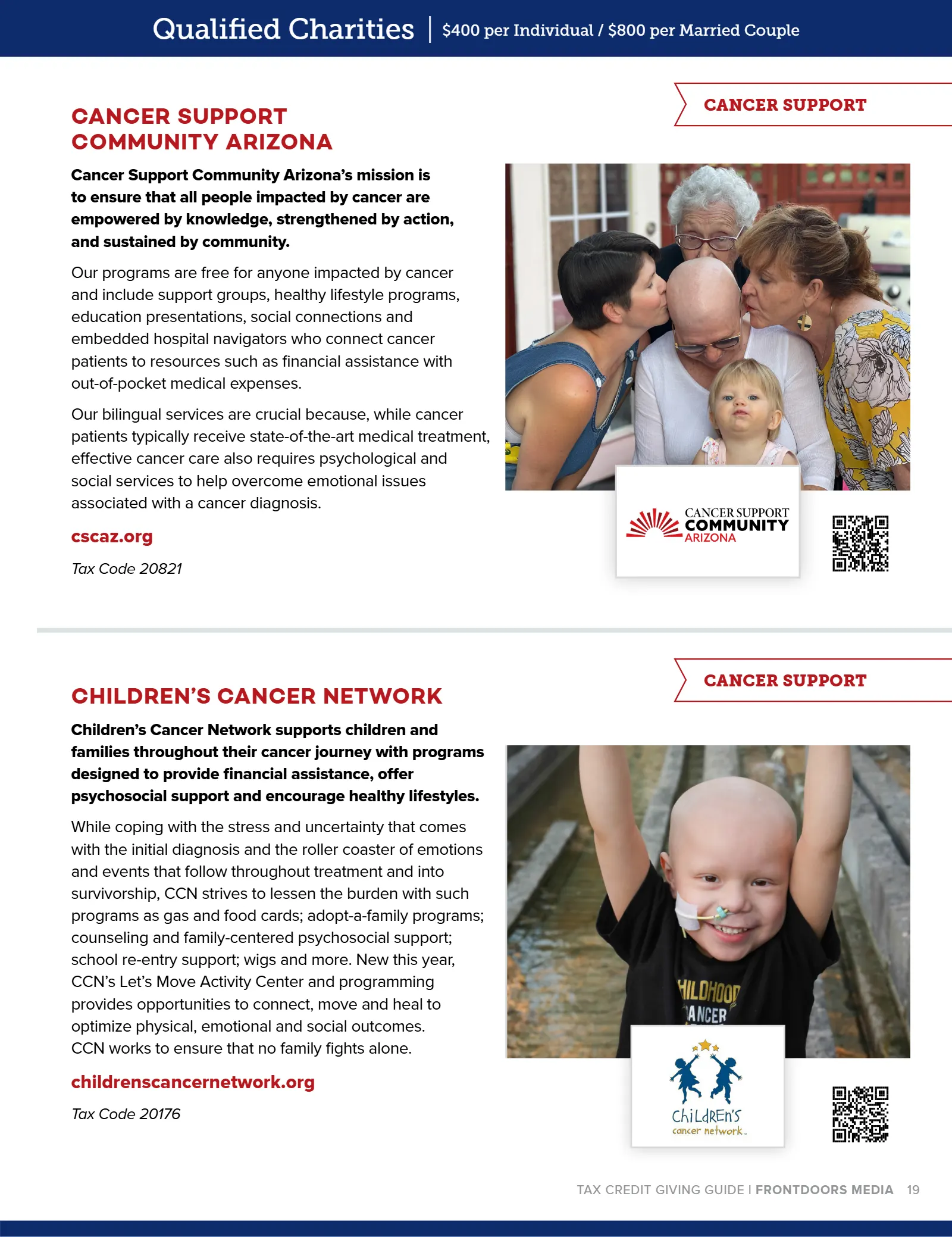 Arizona Tax Credit Guide 2022-23 — Maricopa County Edition, page 19