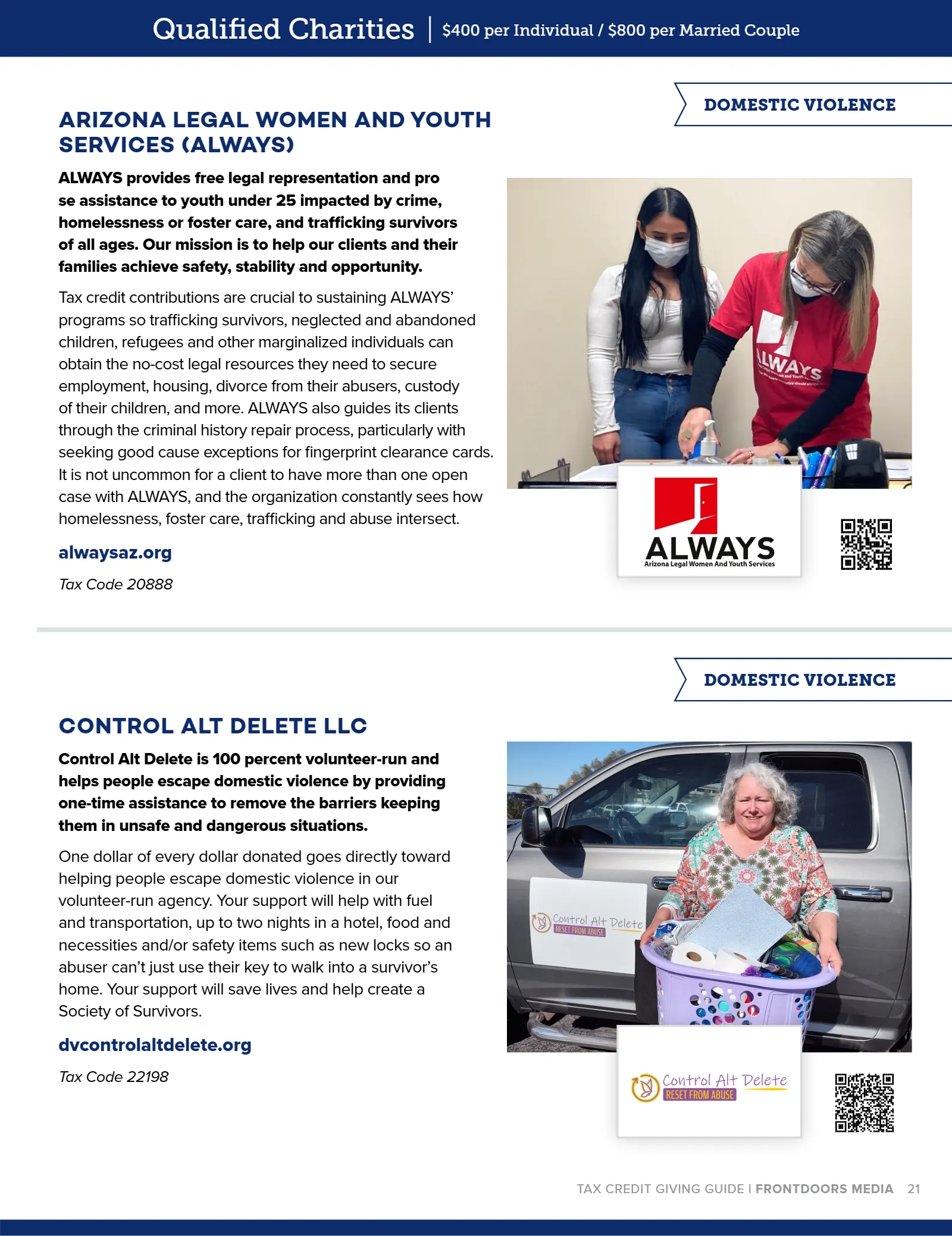 Arizona Tax Credit Guide 2022-23 — Maricopa County Edition, page 21
