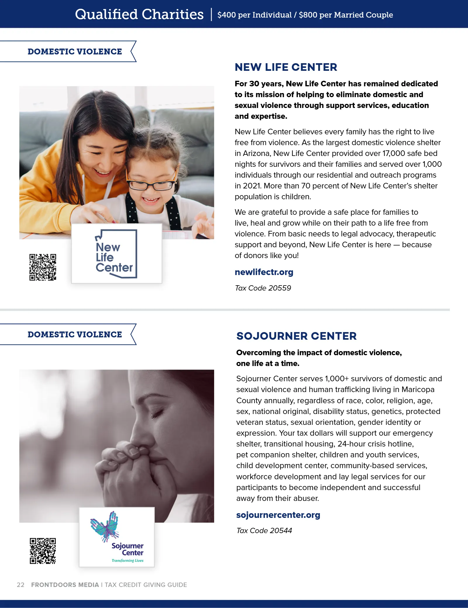 Arizona Tax Credit Guide 2022-23 — Maricopa County Edition, page 22