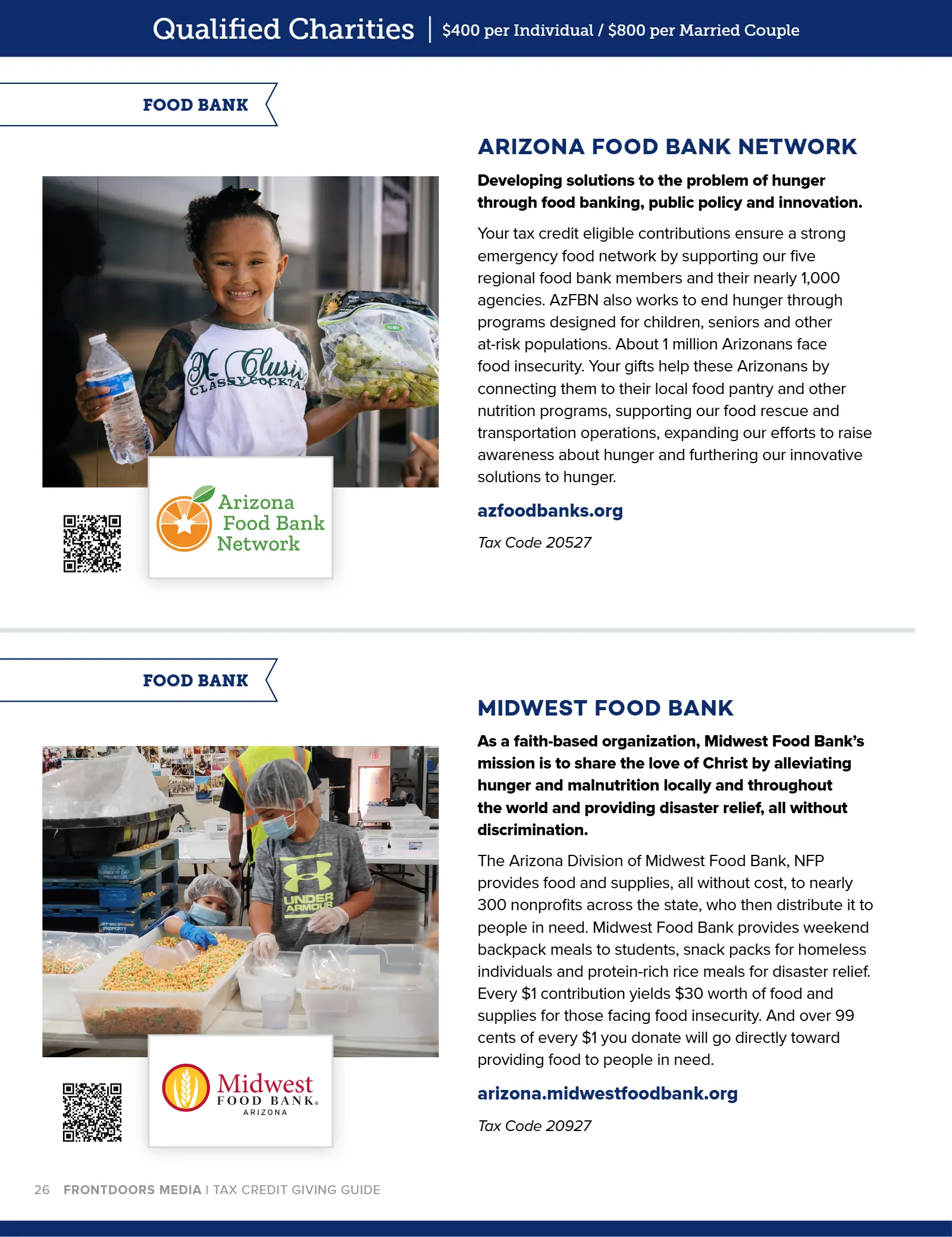 Arizona Tax Credit Guide 2022-23 — Maricopa County Edition, page 26