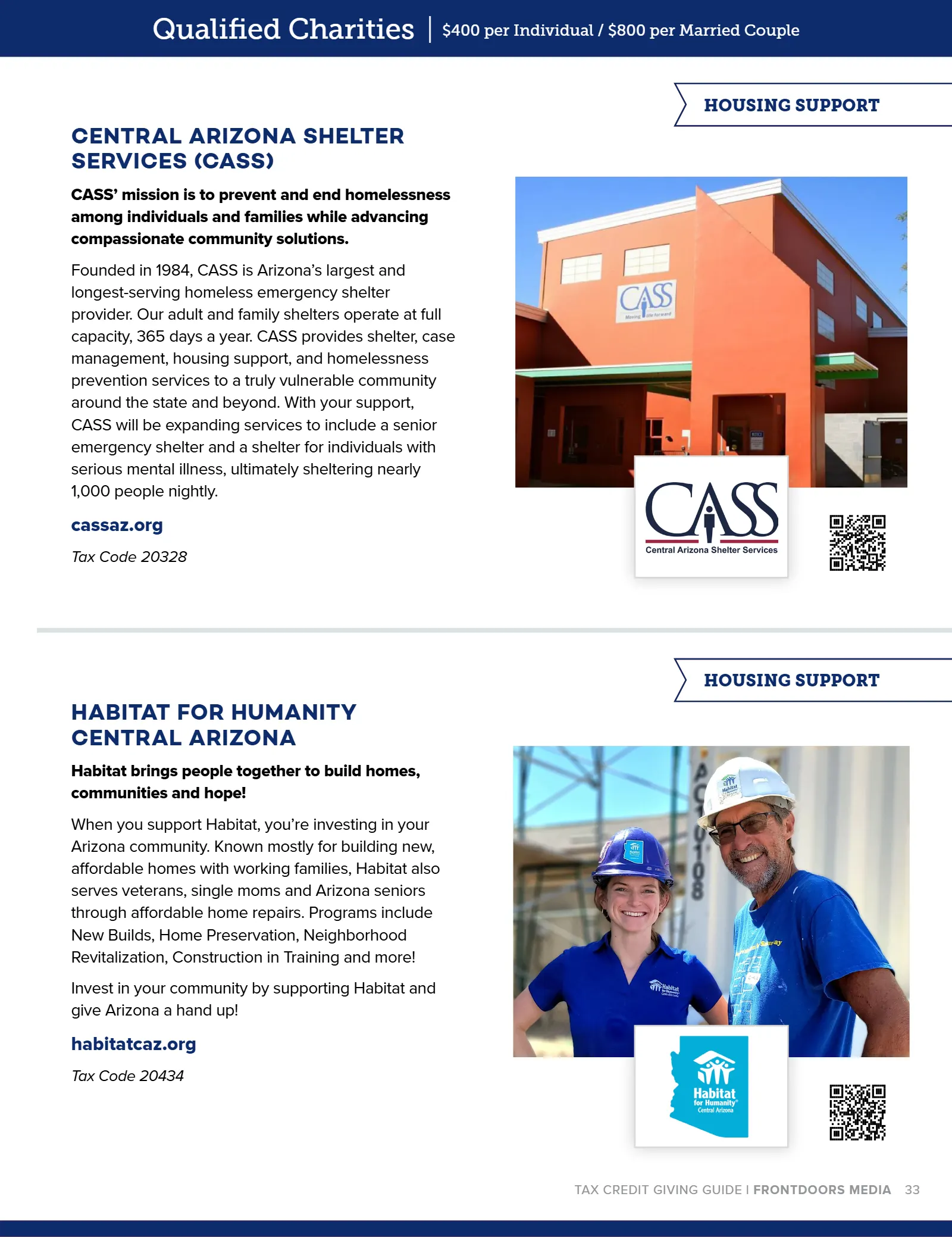 Arizona Tax Credit Guide 2022-23 — Maricopa County Edition, page 33