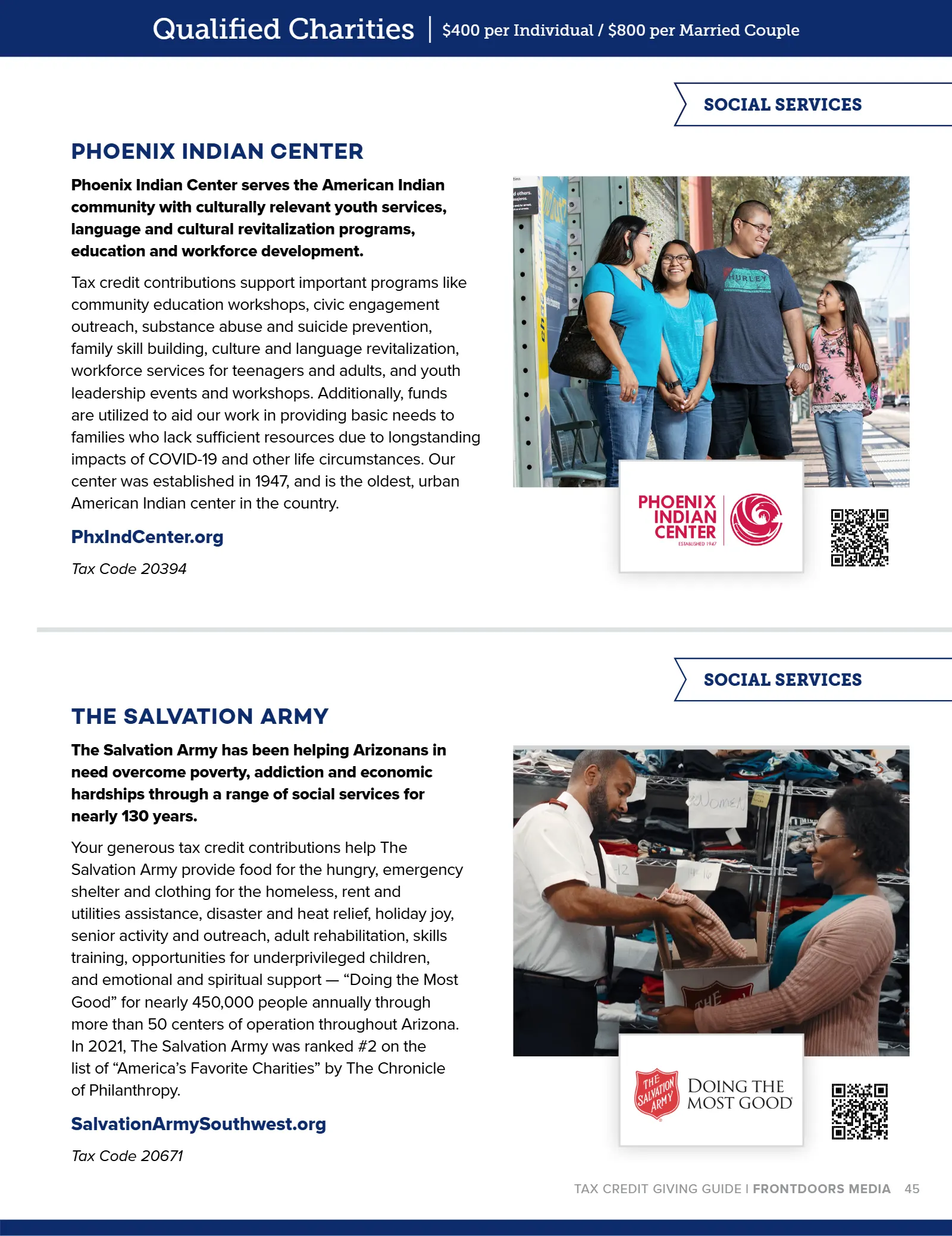 Arizona Tax Credit Guide 2022-23 — Maricopa County Edition, page 45