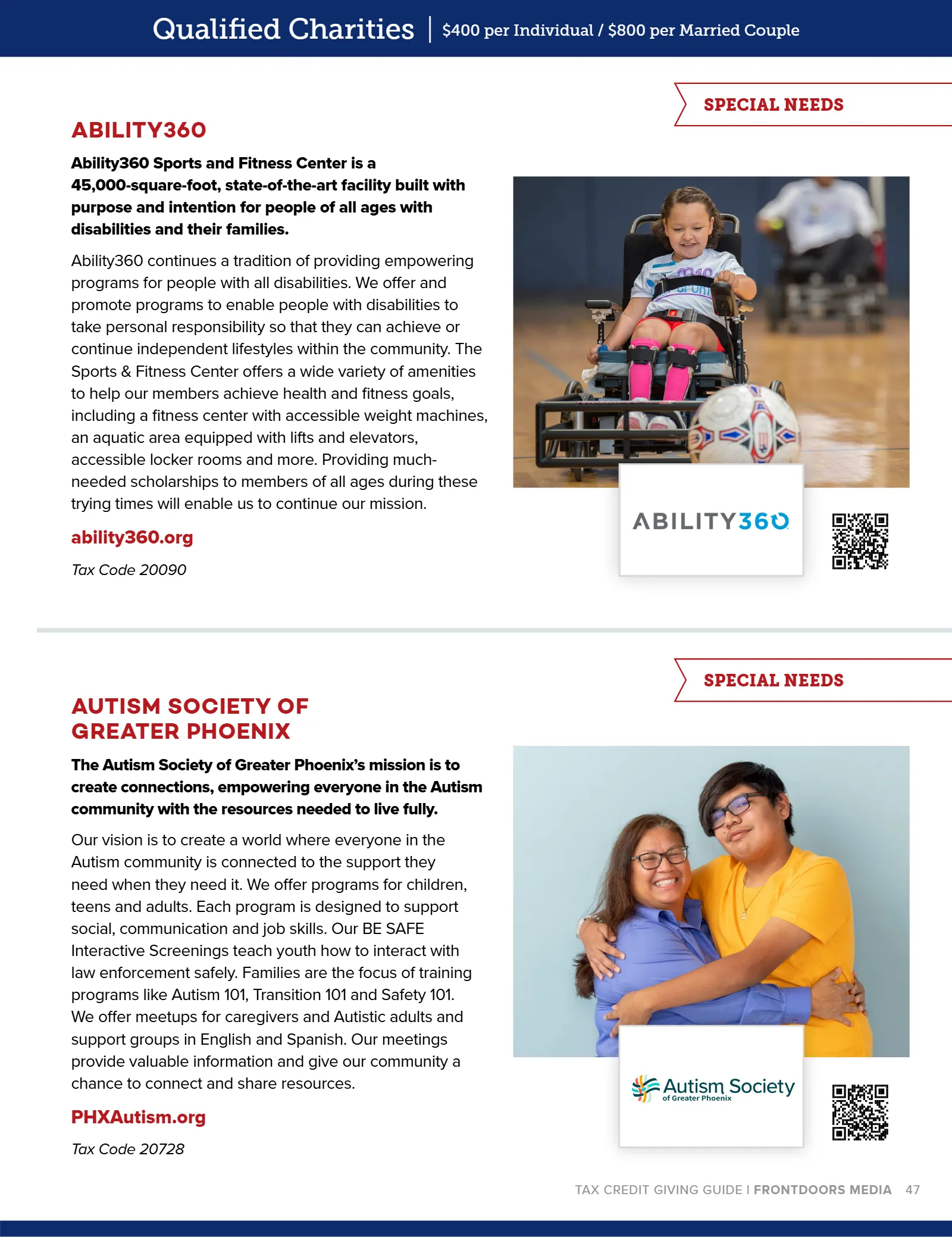 Arizona Tax Credit Guide 2022-23 — Maricopa County Edition, page 47