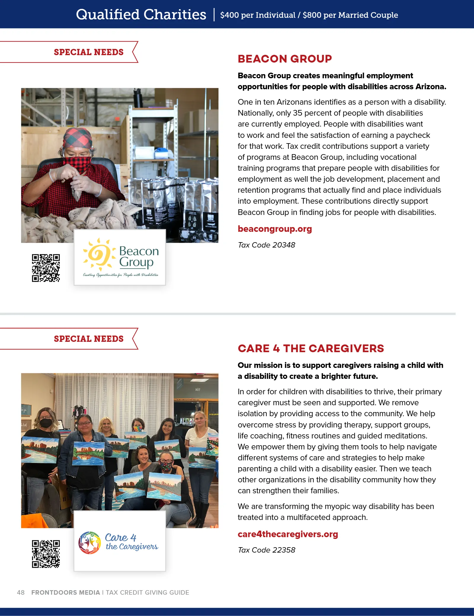 Arizona Tax Credit Guide 2022-23 — Maricopa County Edition, page 48