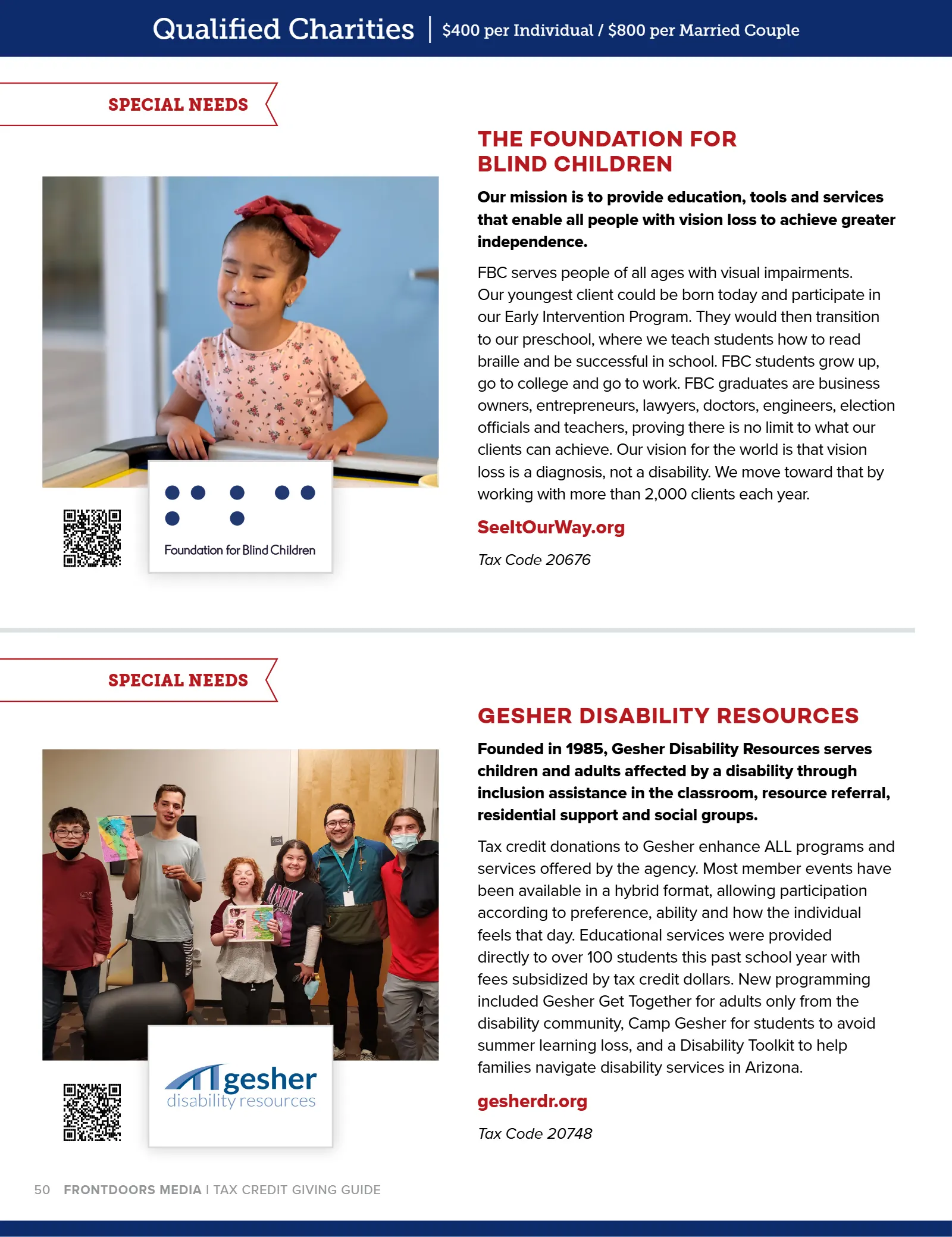 Arizona Tax Credit Guide 2022-23 — Maricopa County Edition, page 50
