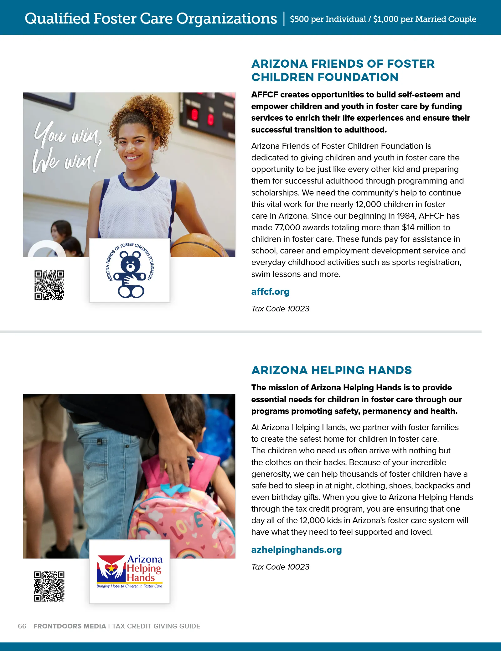 Arizona Tax Credit Guide 2022-23 — Maricopa County Edition, page 66