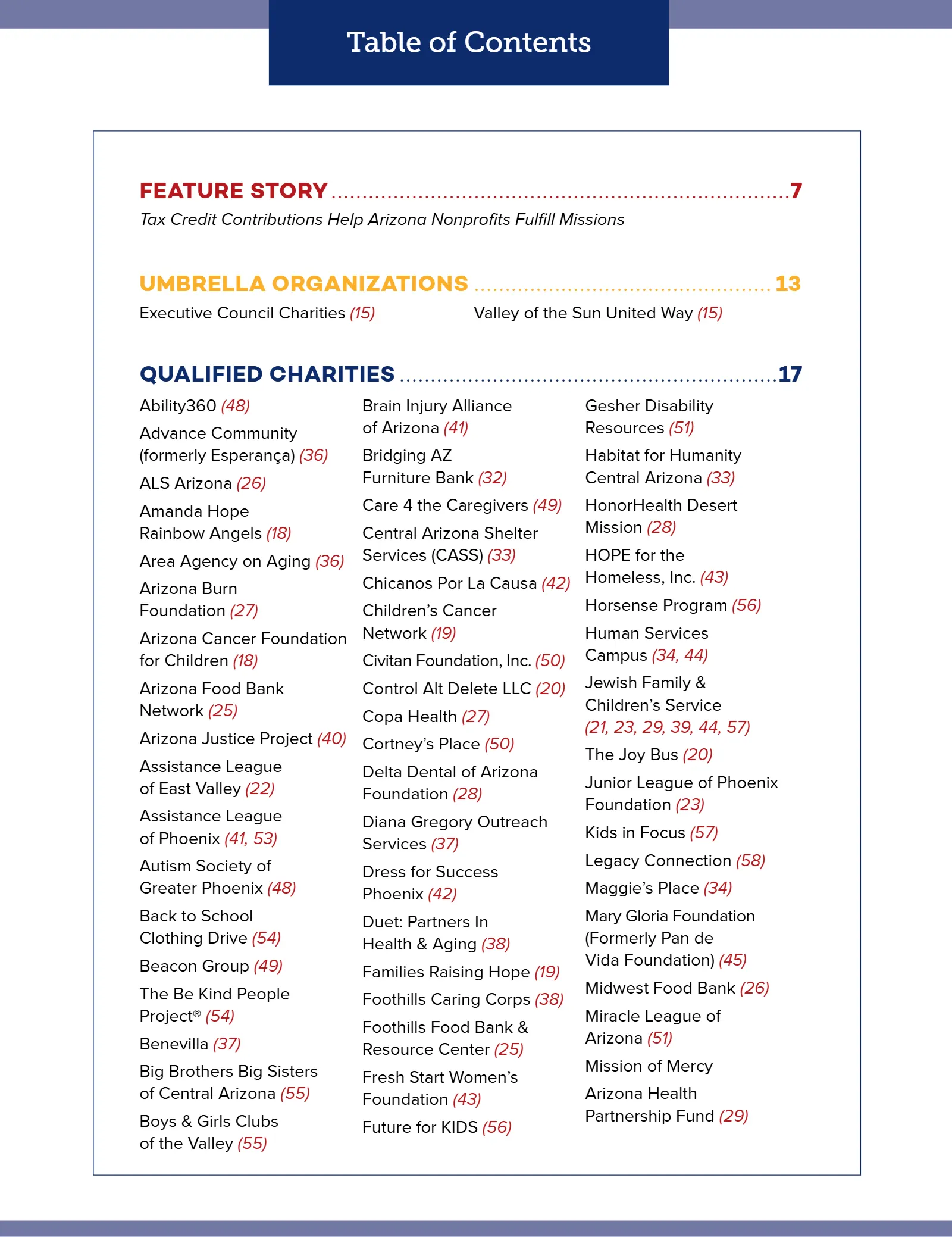 Arizona Tax Credit Guide 2023-24 — Maricopa County Edition, page 6