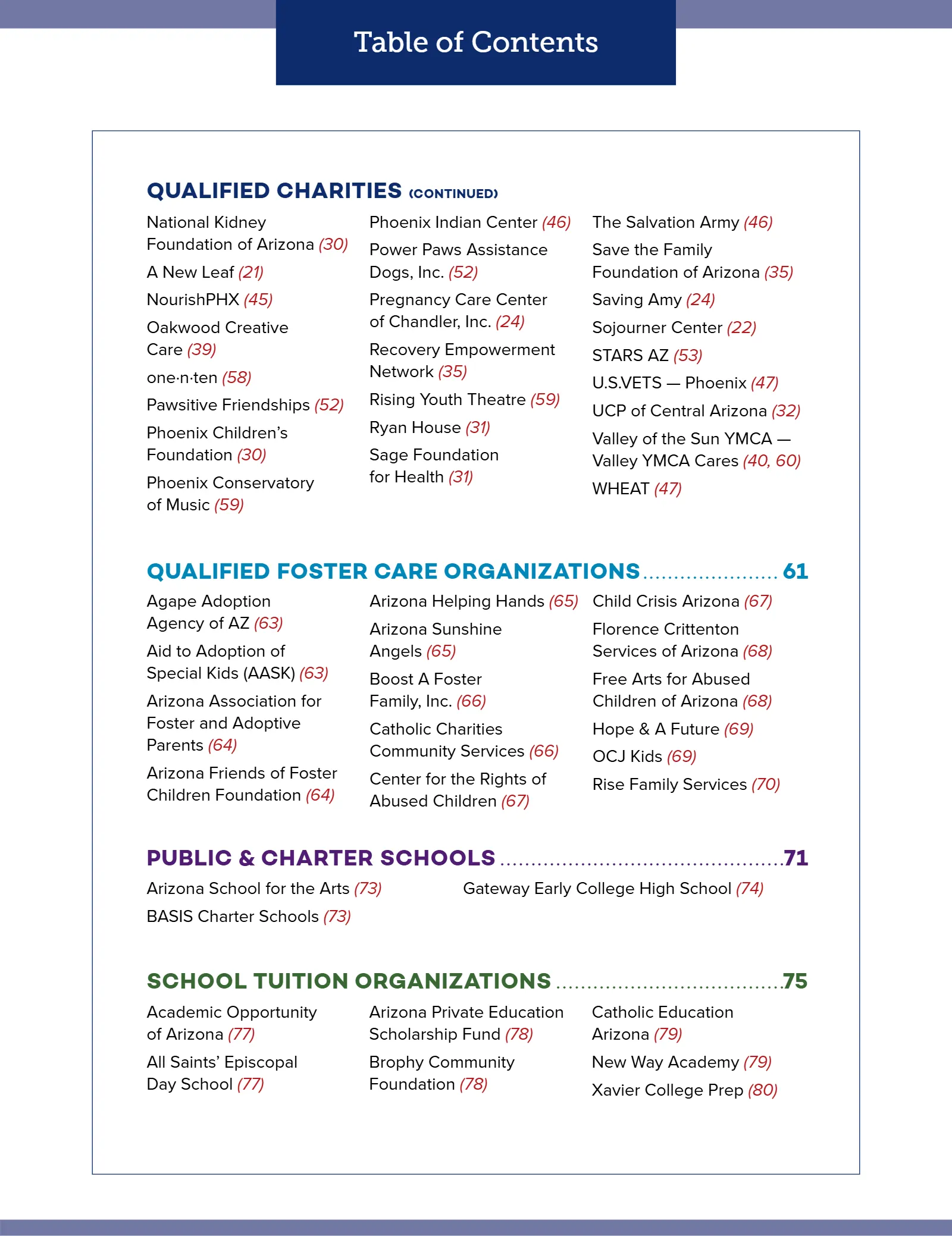 Arizona Tax Credit Guide 2023-24 — Maricopa County Edition, page 7