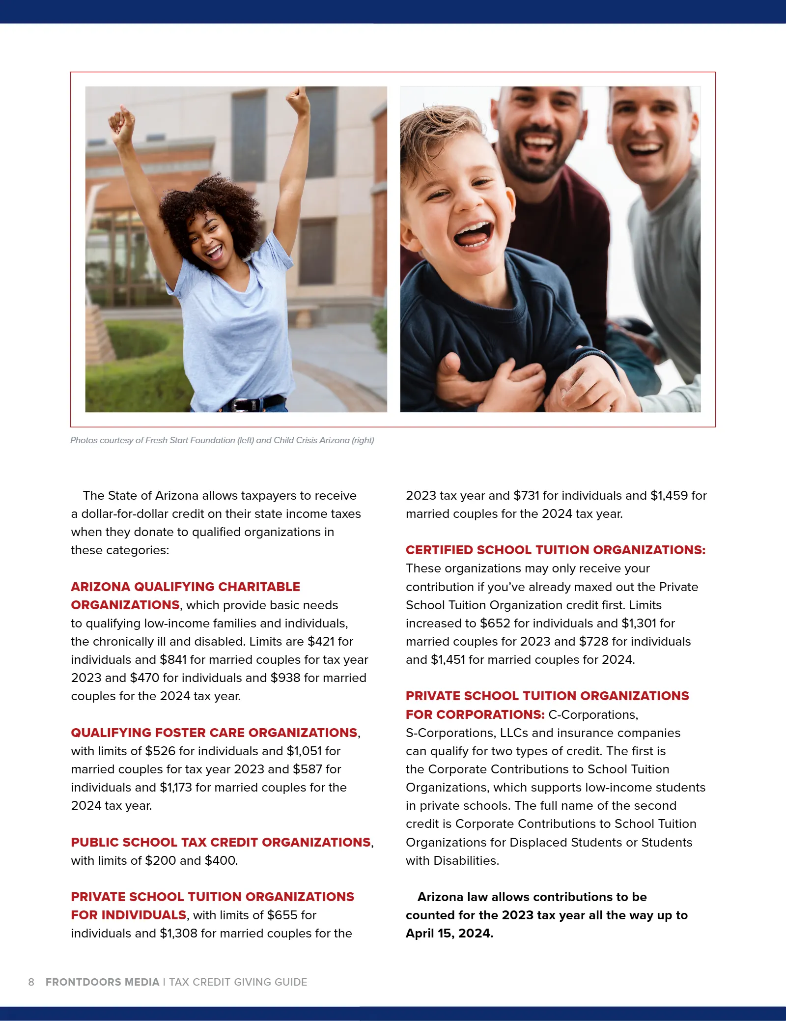 Arizona Tax Credit Guide 2023-24 — Maricopa County Edition, page 10