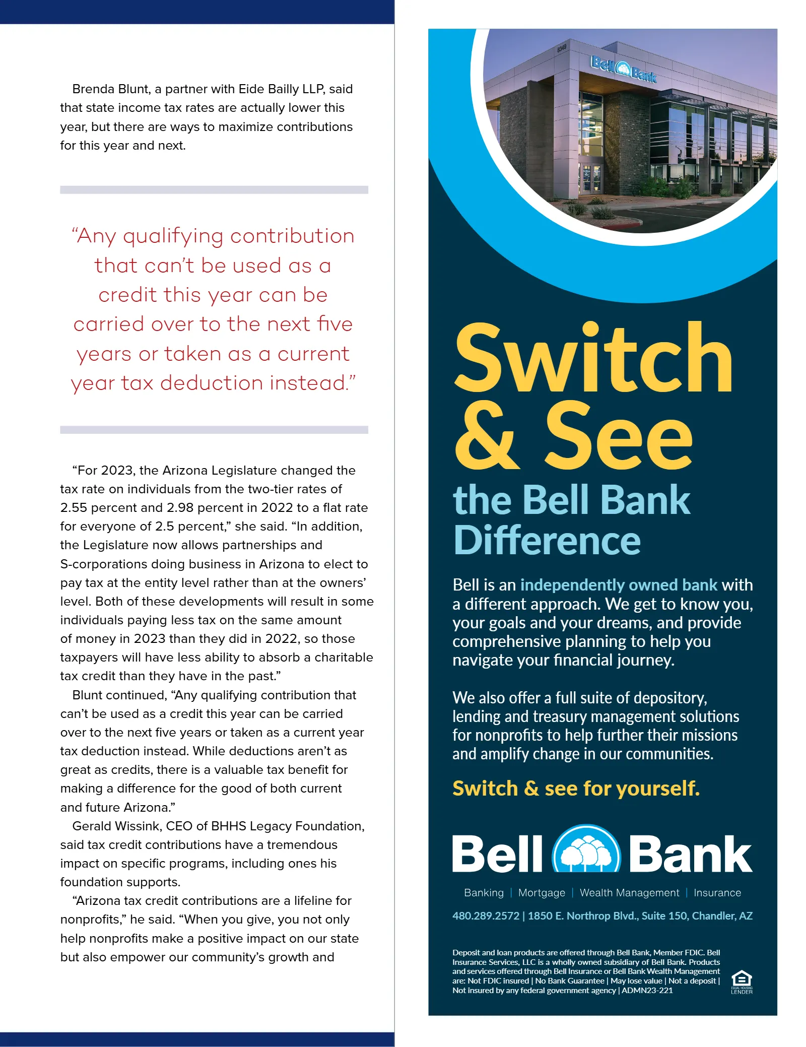 Arizona Tax Credit Guide 2023-24 — Maricopa County Edition, page 11