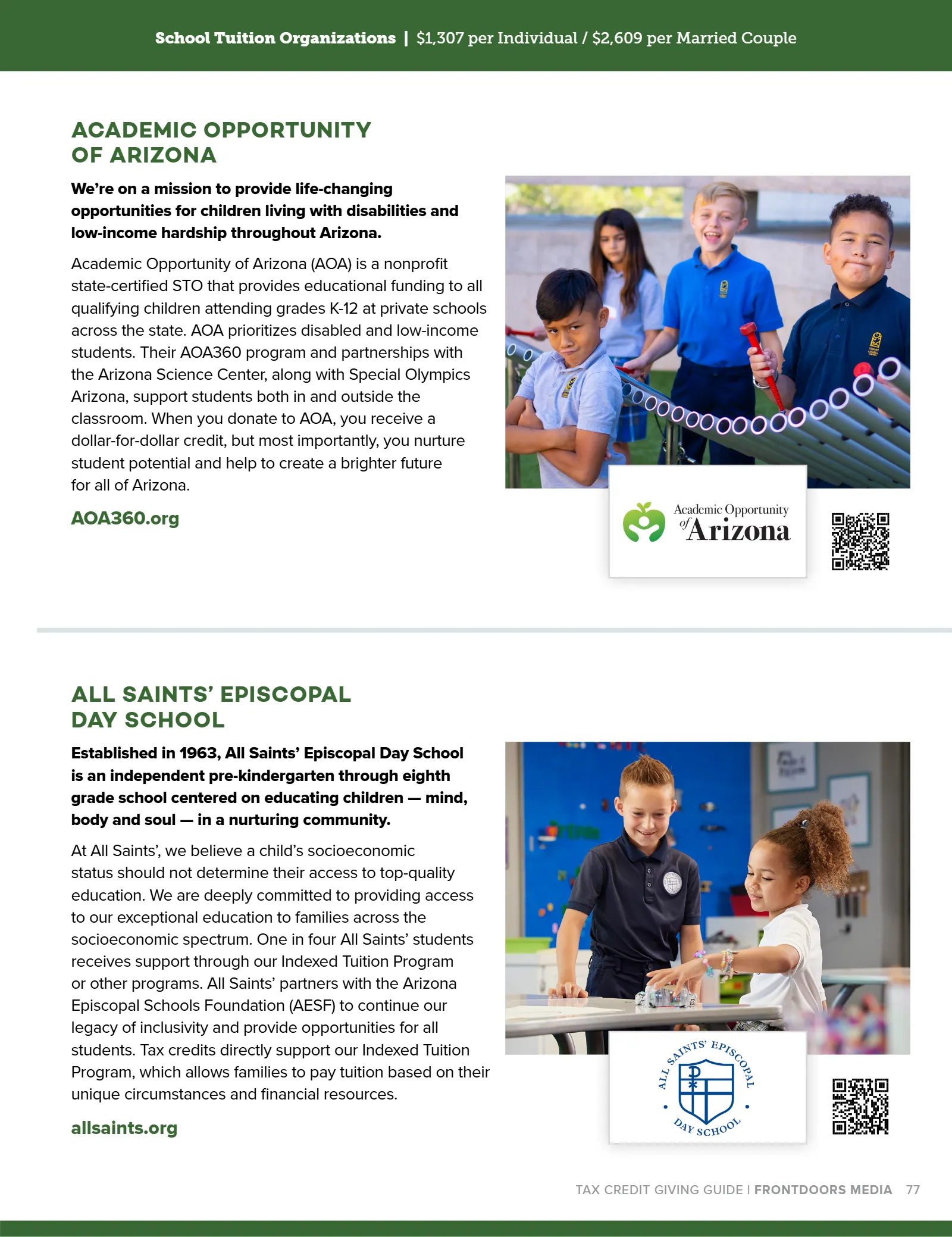 Arizona Tax Credit Guide 2023-24 — Maricopa County Edition, page 79