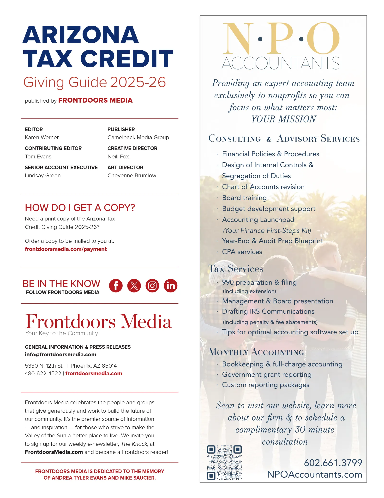 Arizona Tax Credit Guide 2025-26 — Maricopa County Edition, page 4