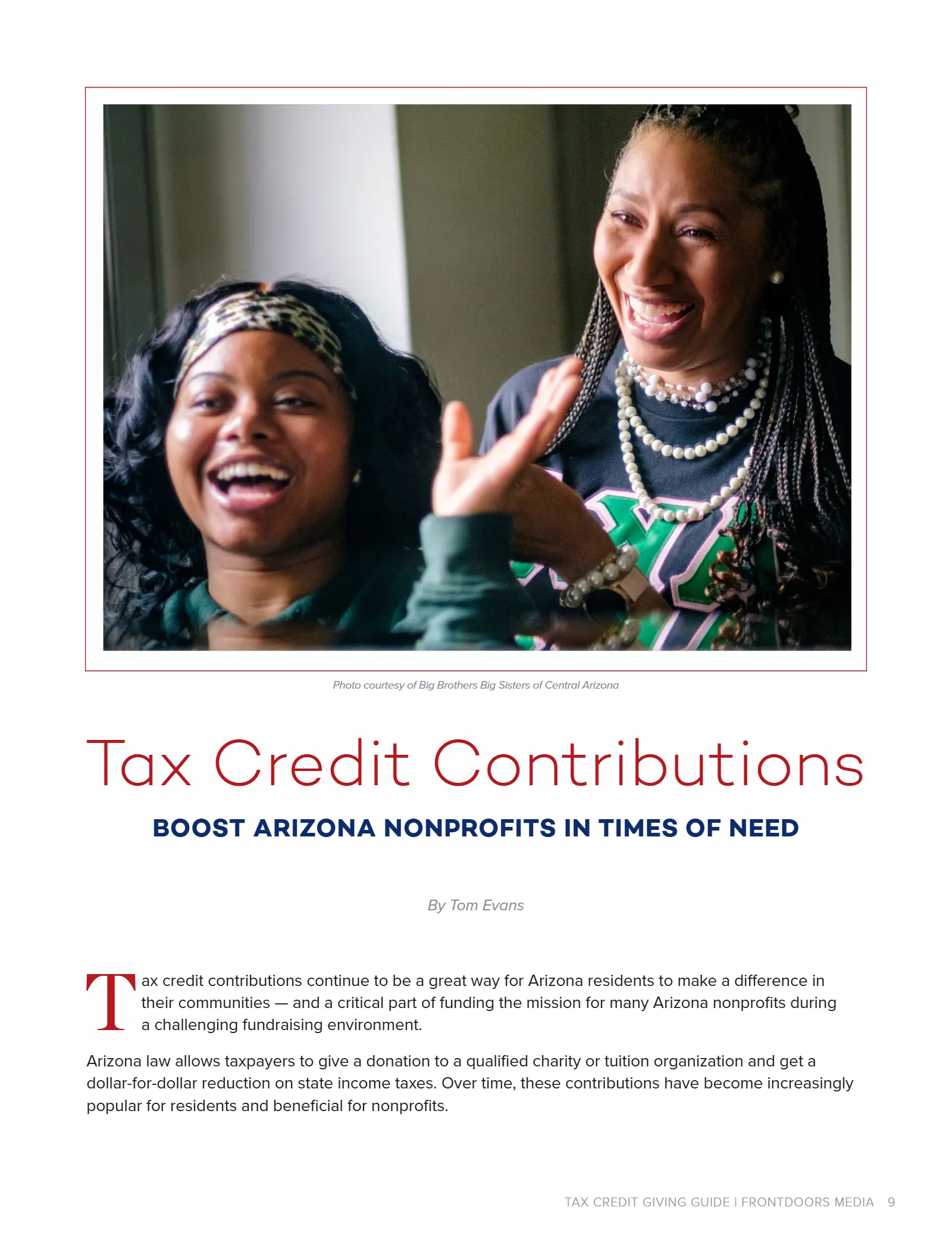 Arizona Tax Credit Guide 2025-26 — Maricopa County Edition, page 9