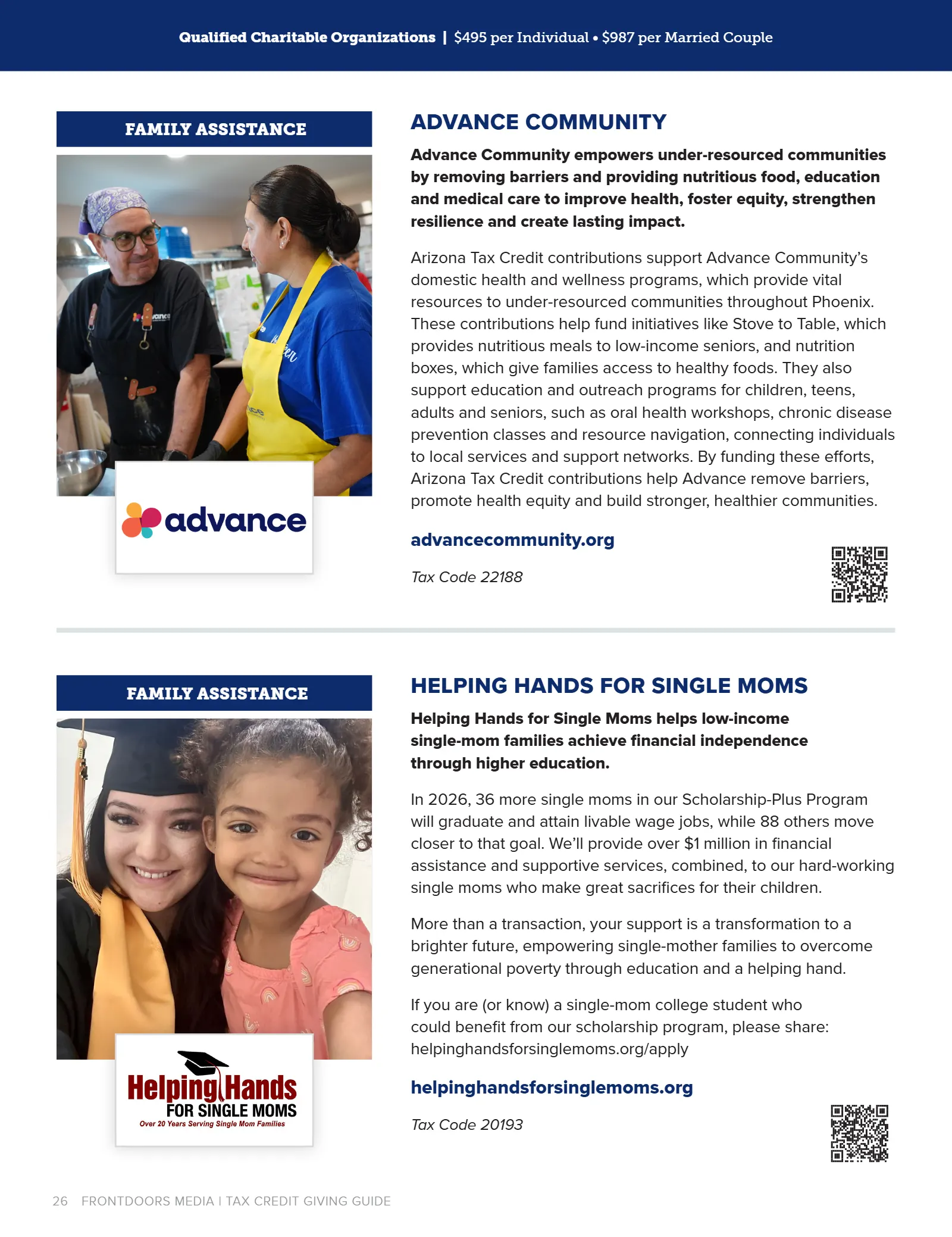 Arizona Tax Credit Guide 2025-26 — Maricopa County Edition, page 26